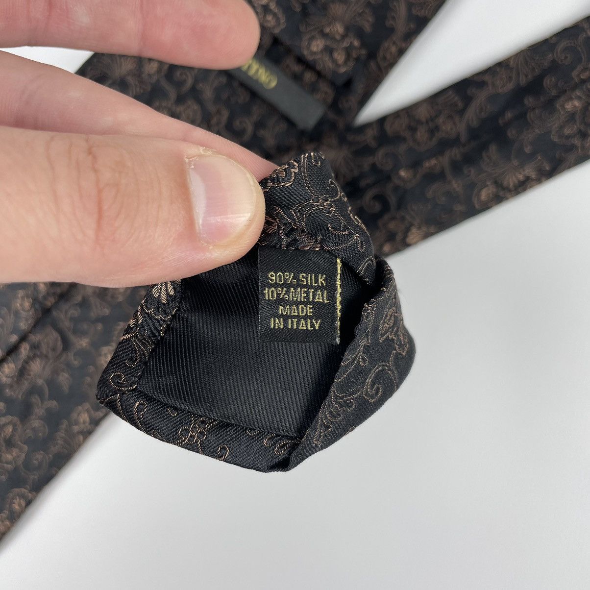 Valentino Valentino Abstraction silk/metal Tie Size ONE SIZE - 6 Thumbnail