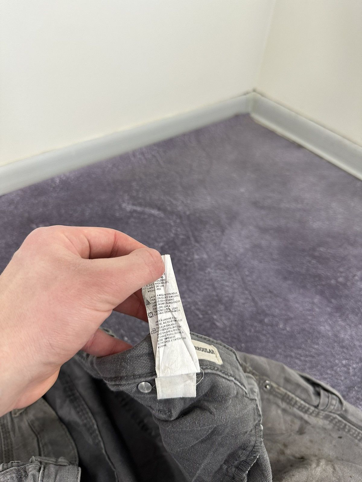 Dickies Vintage Dickies Faded Grey Distressed Y2K Hype Work Pants Size US 34 / EU 50 - 19 Thumbnail