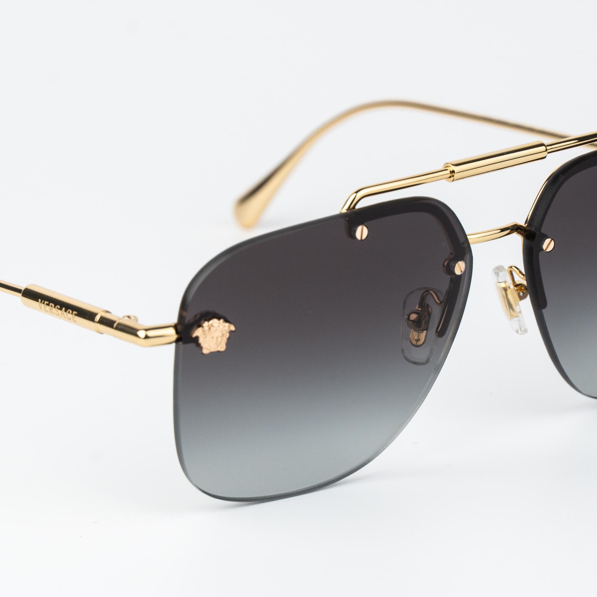 Versace Versace Men Sunglasses Pilot VE2296 100284 NEW AUTHENTIC Size ONE SIZE - 6 Thumbnail