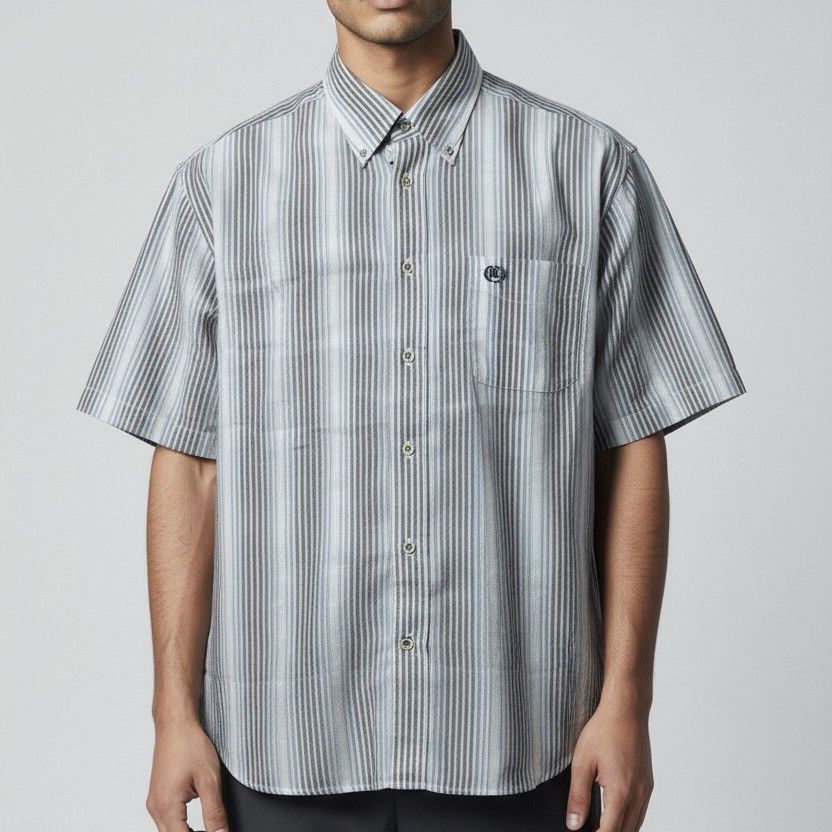 Kansai Yamamoto Kansai Yamamoto Shadow Striped button shirt Size US M / EU 48-50 / 2 - 1 Thumbnail
