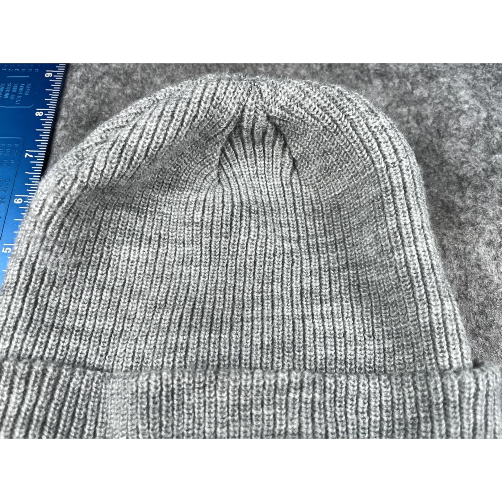 Vintage YP Classics Hat Beanie Mens One Size Gray Knit Keentek Logo Stretch Winter Size ONE SIZE - 3 Thumbnail