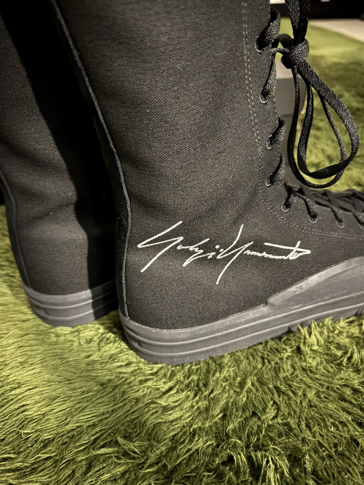 Yohji Yamamoto [US9.5] Y-3 Yohji Yamamoto Yuben Embroidery Logo Boots Size US 9.5 / EU 42-43 - 6 Thumbnail