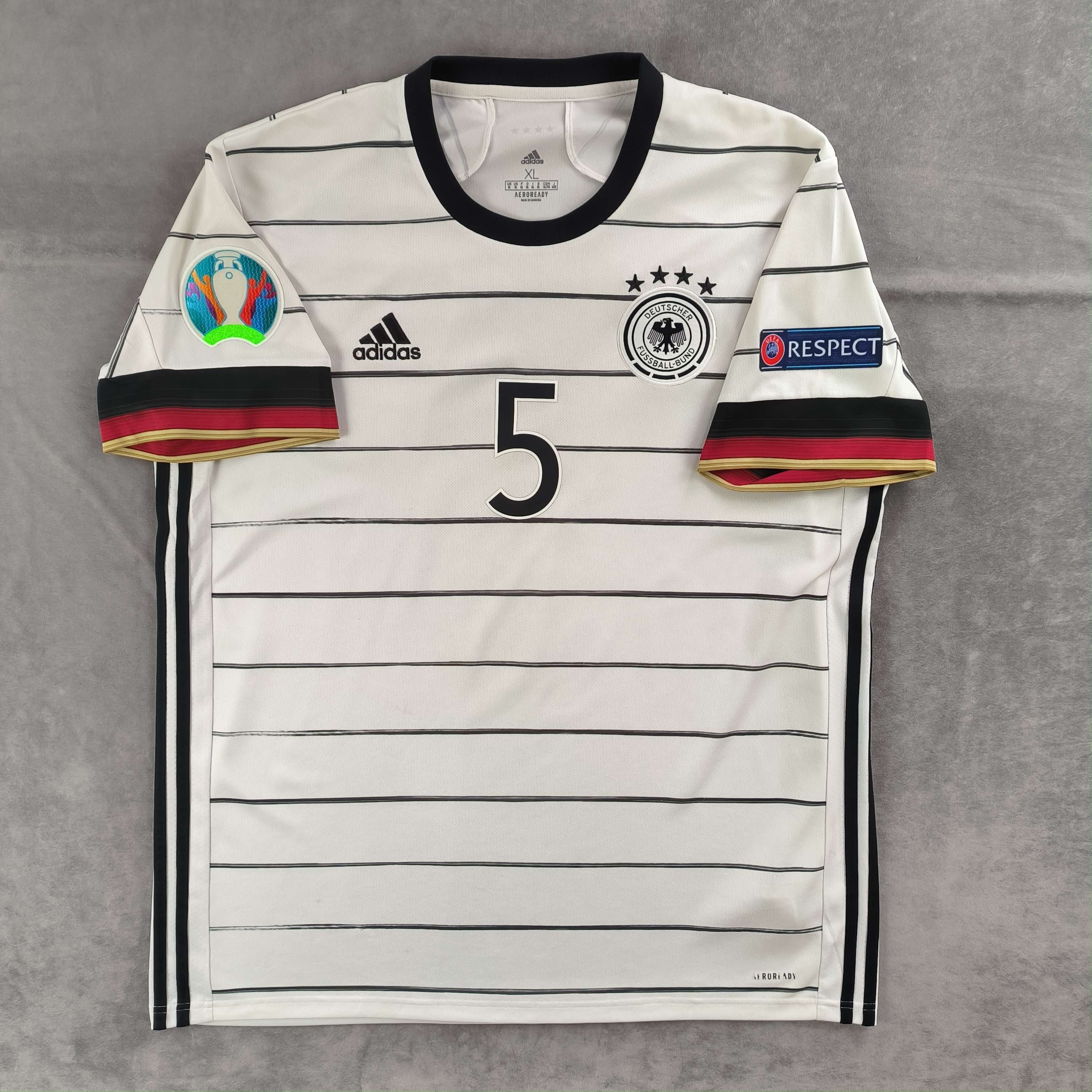 Adidas Germany 2019-21 Adidas home Hummels football jersey size XL Size US XL / EU 56 / 4 - 2 Thumbnail