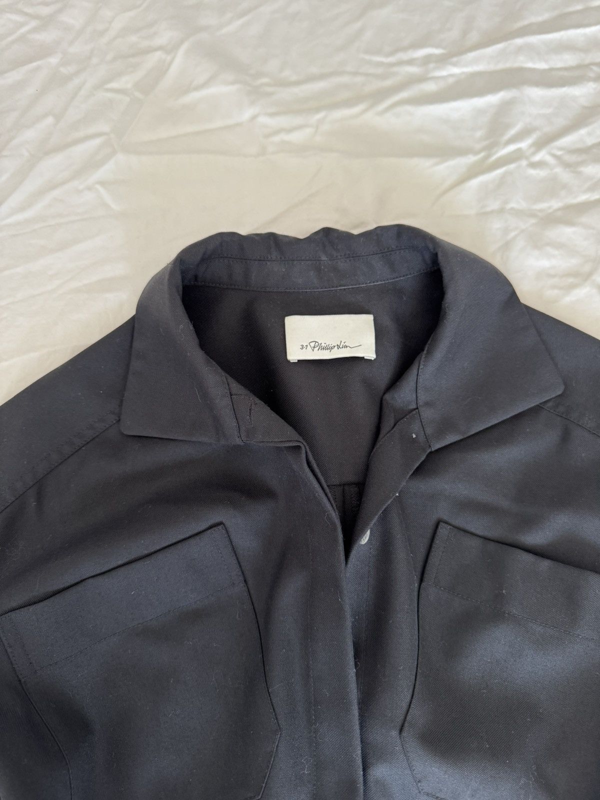 3.1 Phillip Lim 3.1 Phillip Lim Short Sleeve Fitted Waist Shirt Blazer Size S / US 4 / IT 40 - 2 Thumbnail