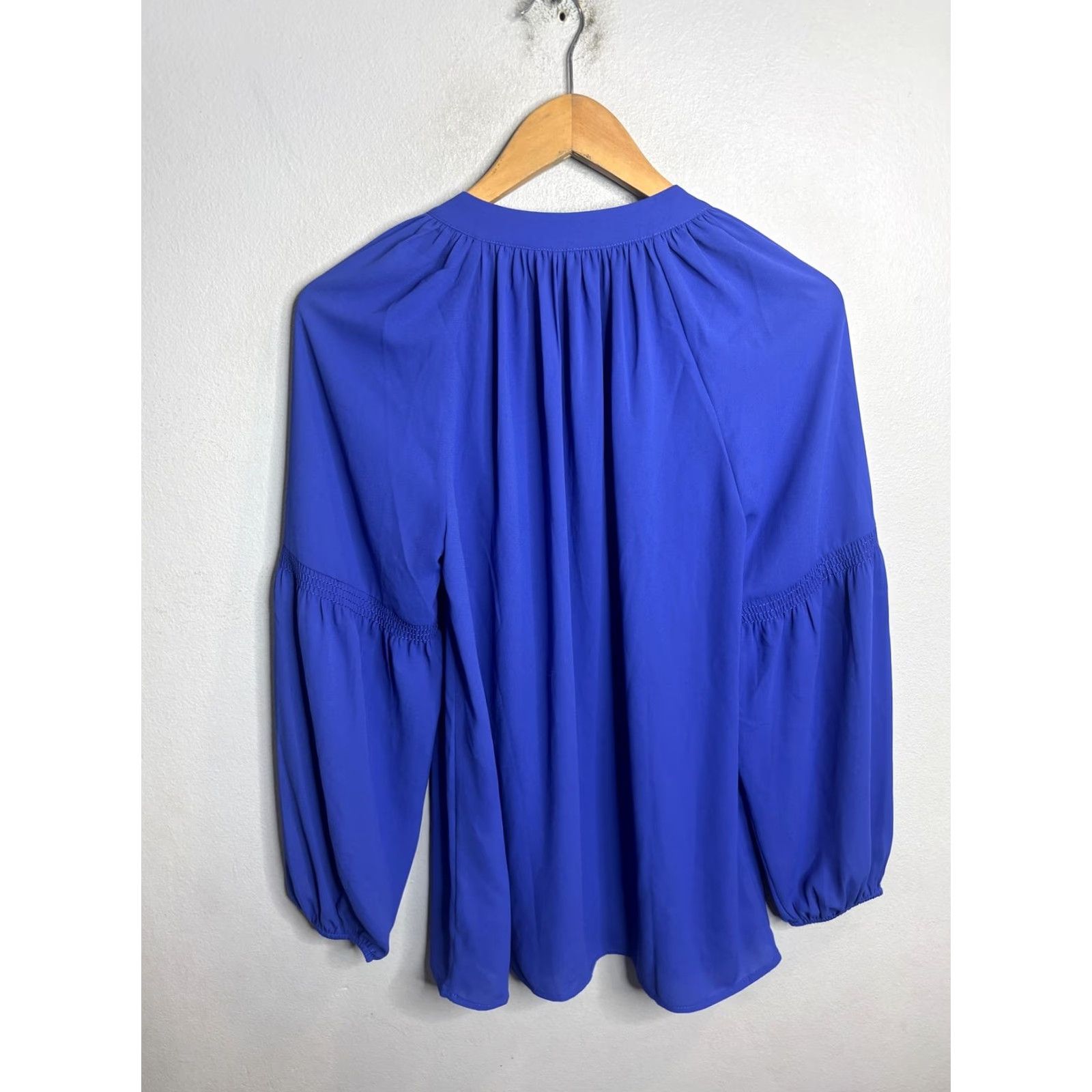 Lilly Pulitzer Lilly Pulitzer Shirt Womens Small Blue Button Front Long Sleeve Blouse Top Size S / US 4 / IT 40 - 5 Thumbnail