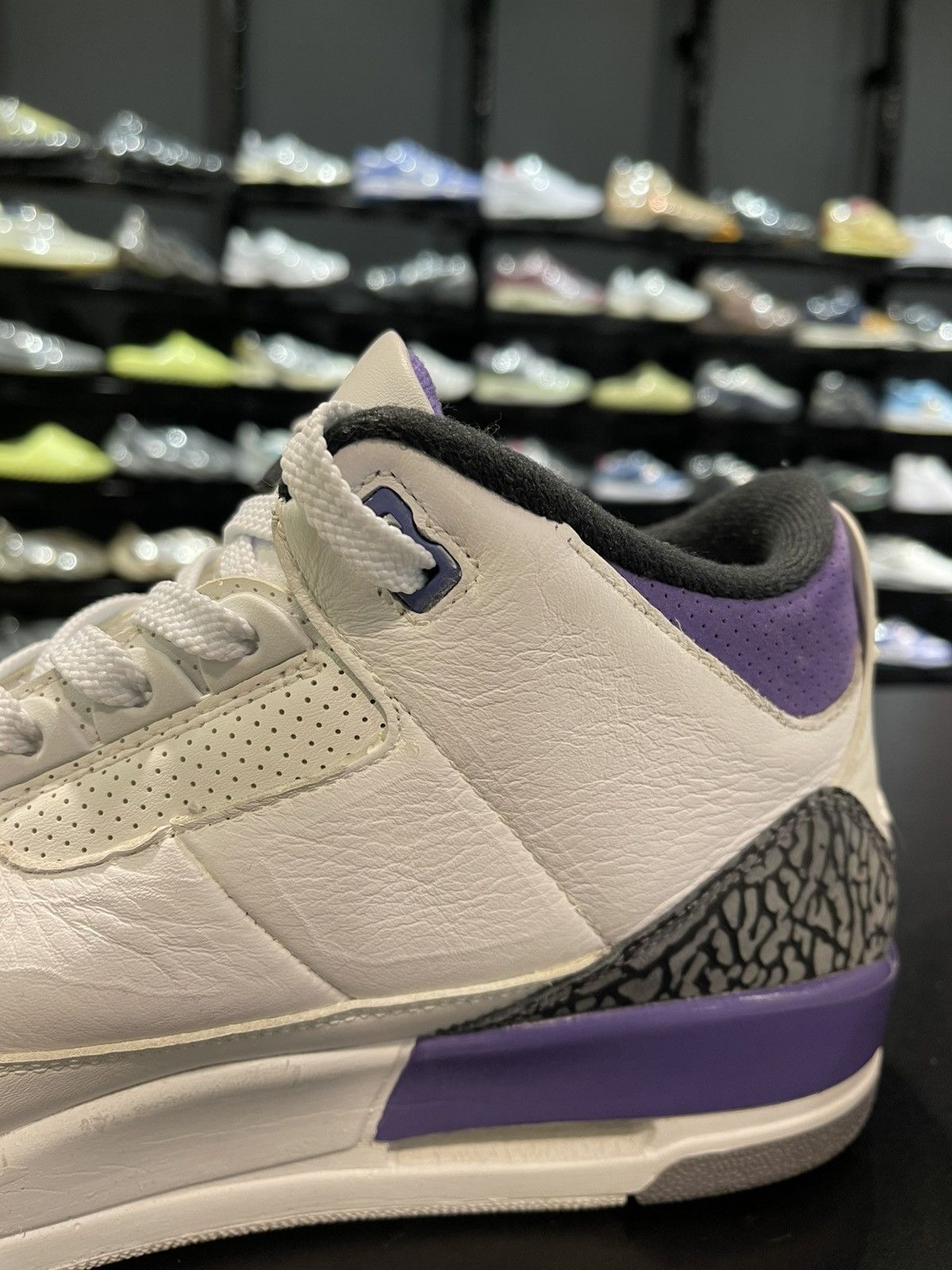 Jordan Brand Size 13 - Jordan 3 Retro Dark Iris Purple Size US 13 / EU 46 - 6 Thumbnail