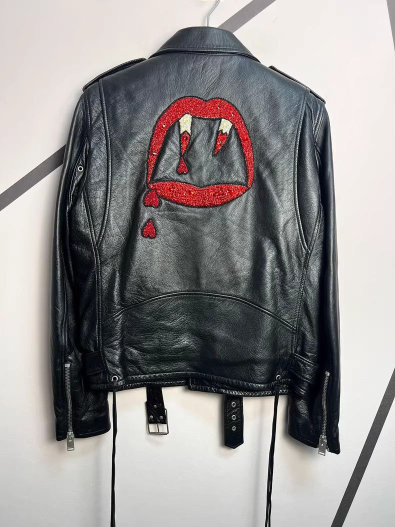 Saint Laurent Paris saint laurent black leather jacket Size US M / EU 48-50 / 2 - 2 Thumbnail