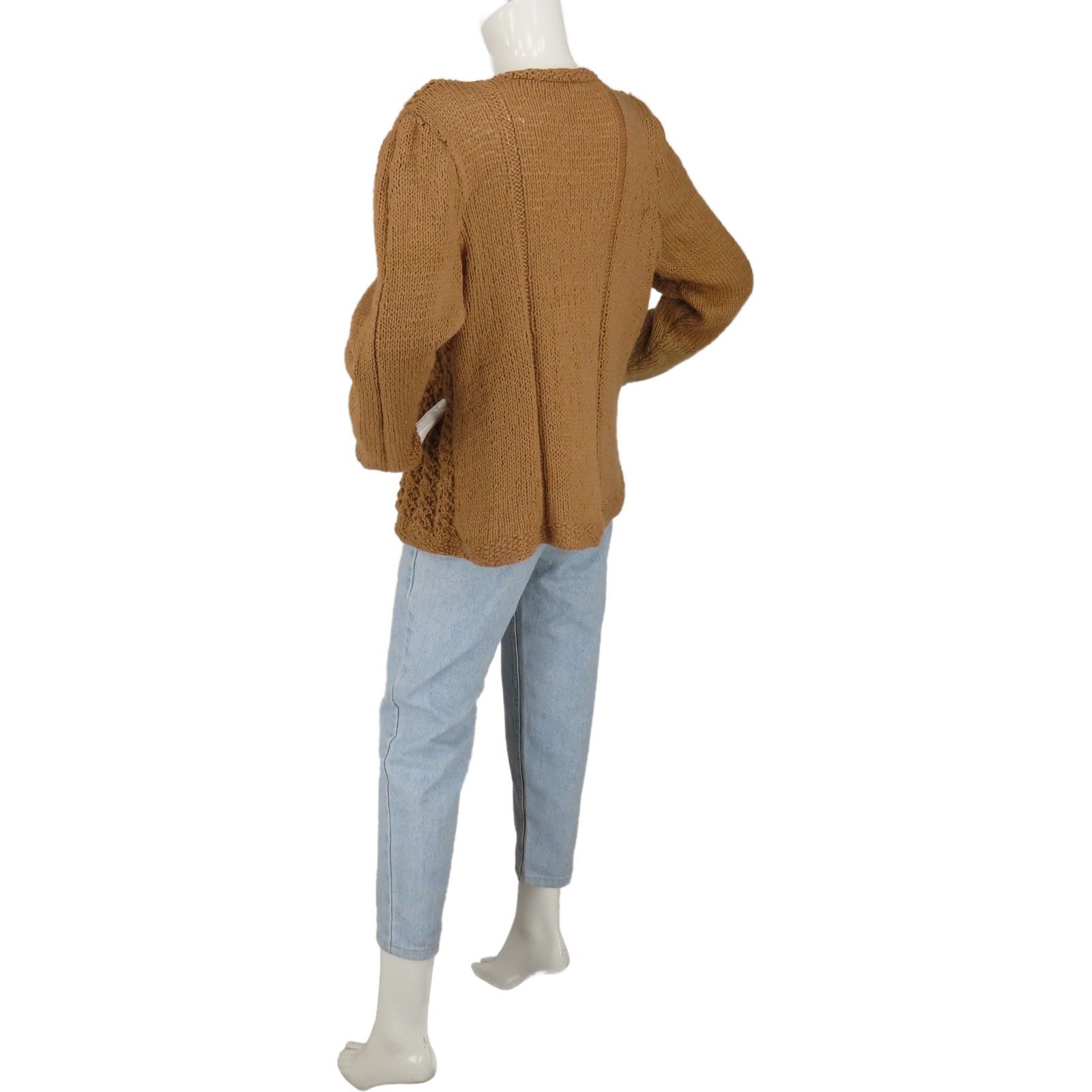 Vintage Vintage Knit Wool Grandmacore Cottagecore Cardigan Sweater Size XL / US 12-14 / IT 48-50 - 7 Thumbnail