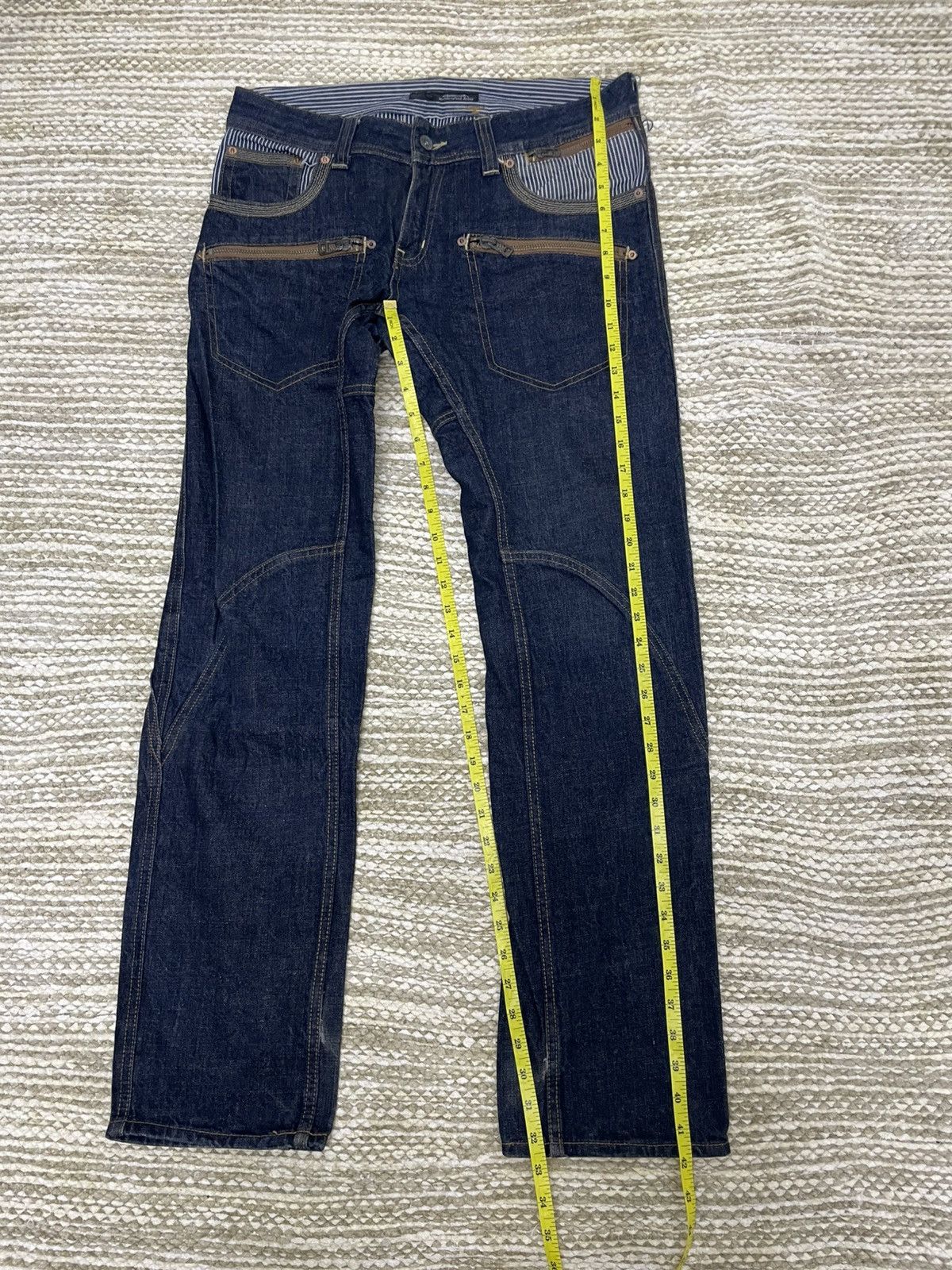 2120 Handcrafted 🔥Rare🔥Dominate Handcrafted Multi pocket Denim Jeans Size US 35 - 10 Thumbnail
