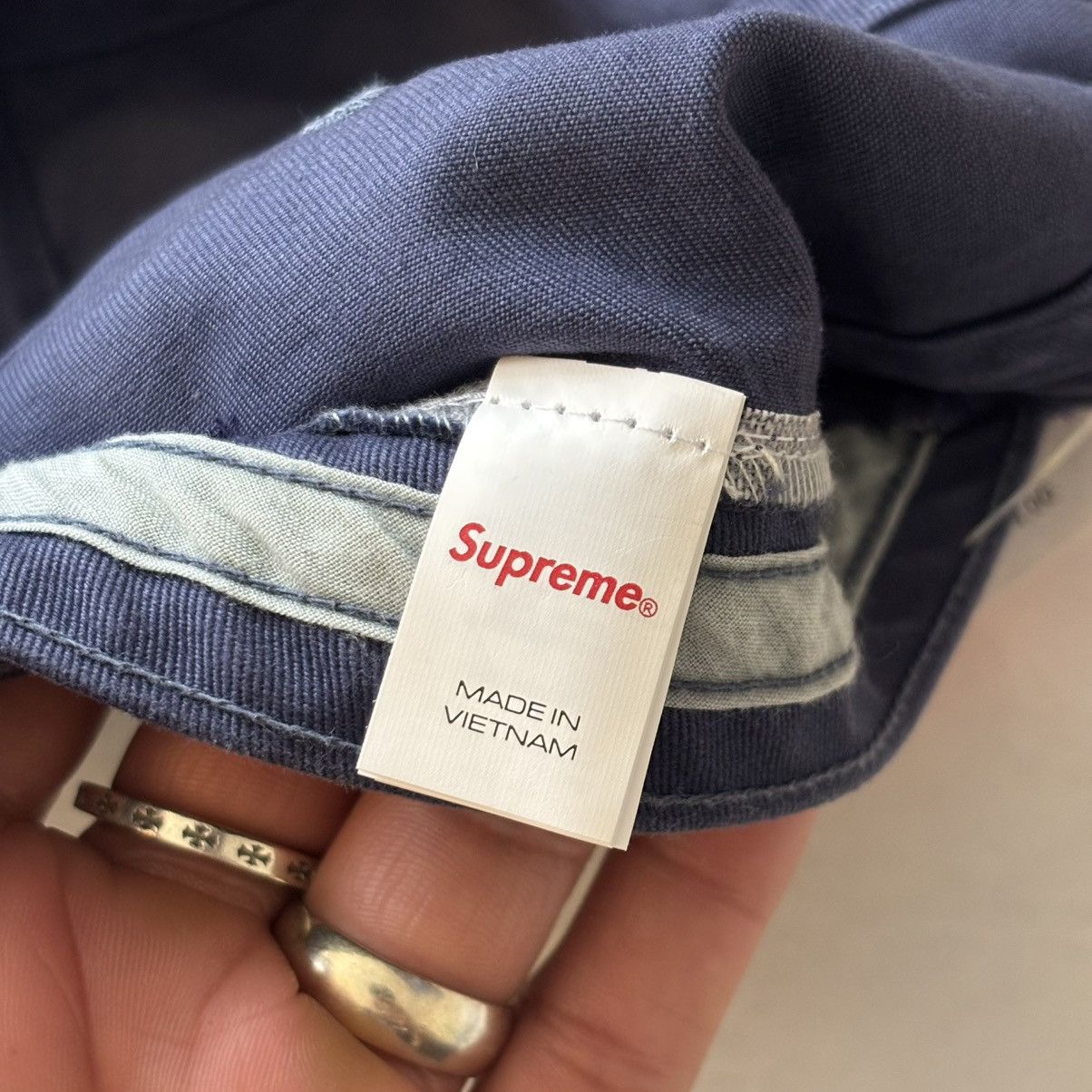 Supreme Supreme Blue Over-dyed Camp Cap Brand New Fits All Size ONE SIZE - 8 Thumbnail