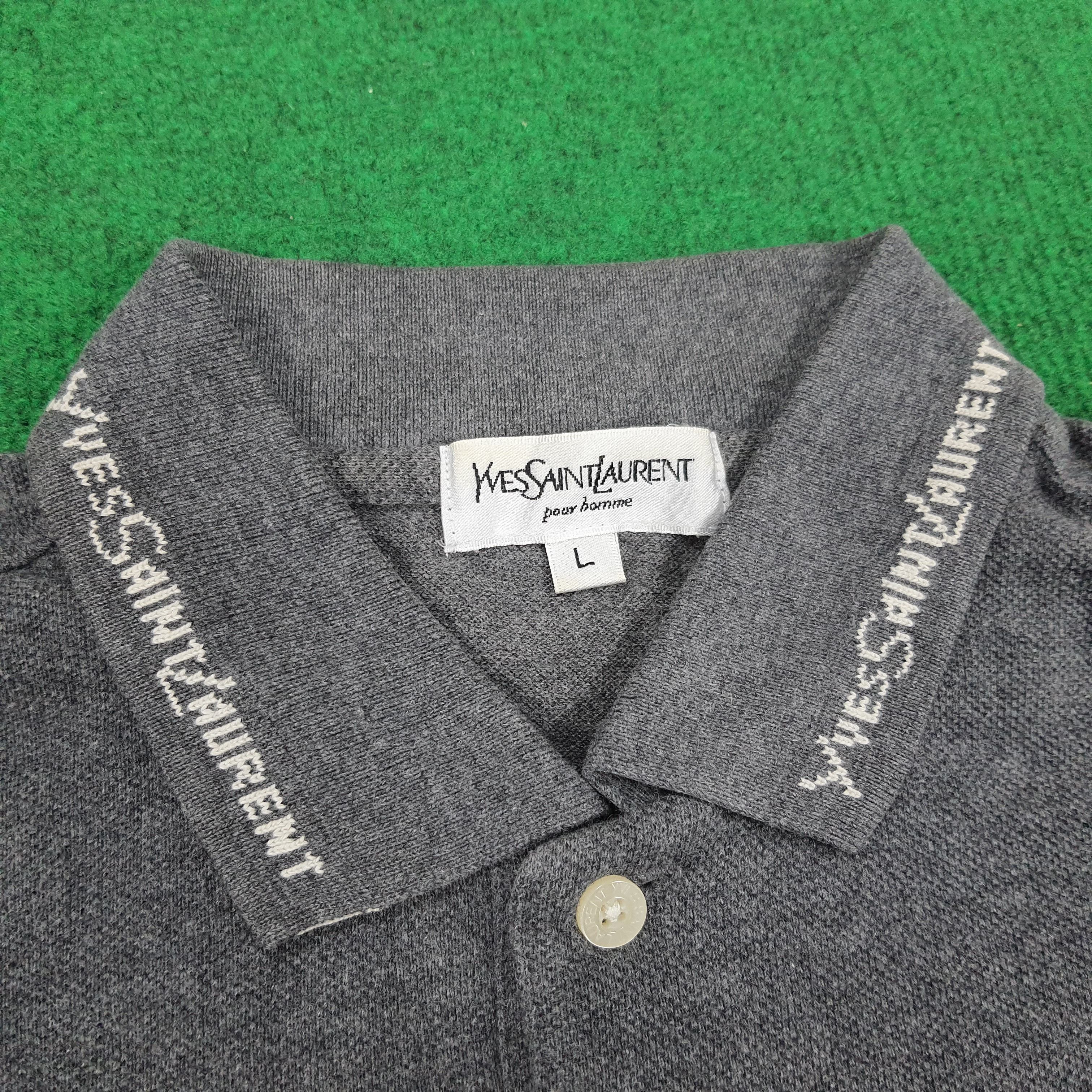 Vintage × Yves Saint Laurent Vintage Yves Saint Laurent YSL Pocket Polo Shirt Size US M / EU 48-50 / 2 - 5 Thumbnail