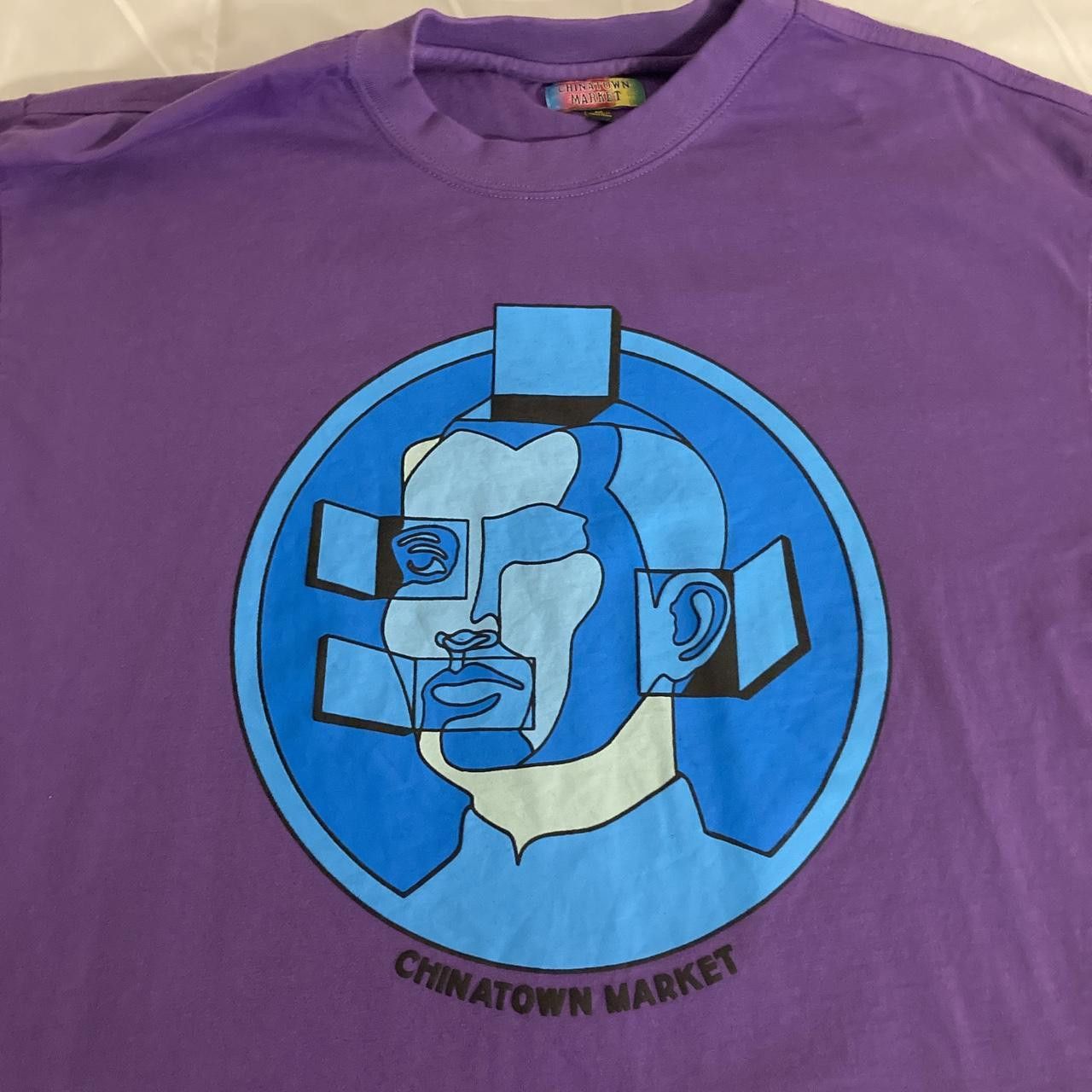 Market Chinatown Market Purple Tee - Things Are Not What They Seem Size US M / EU 48-50 / 2 - 2 Thumbnail