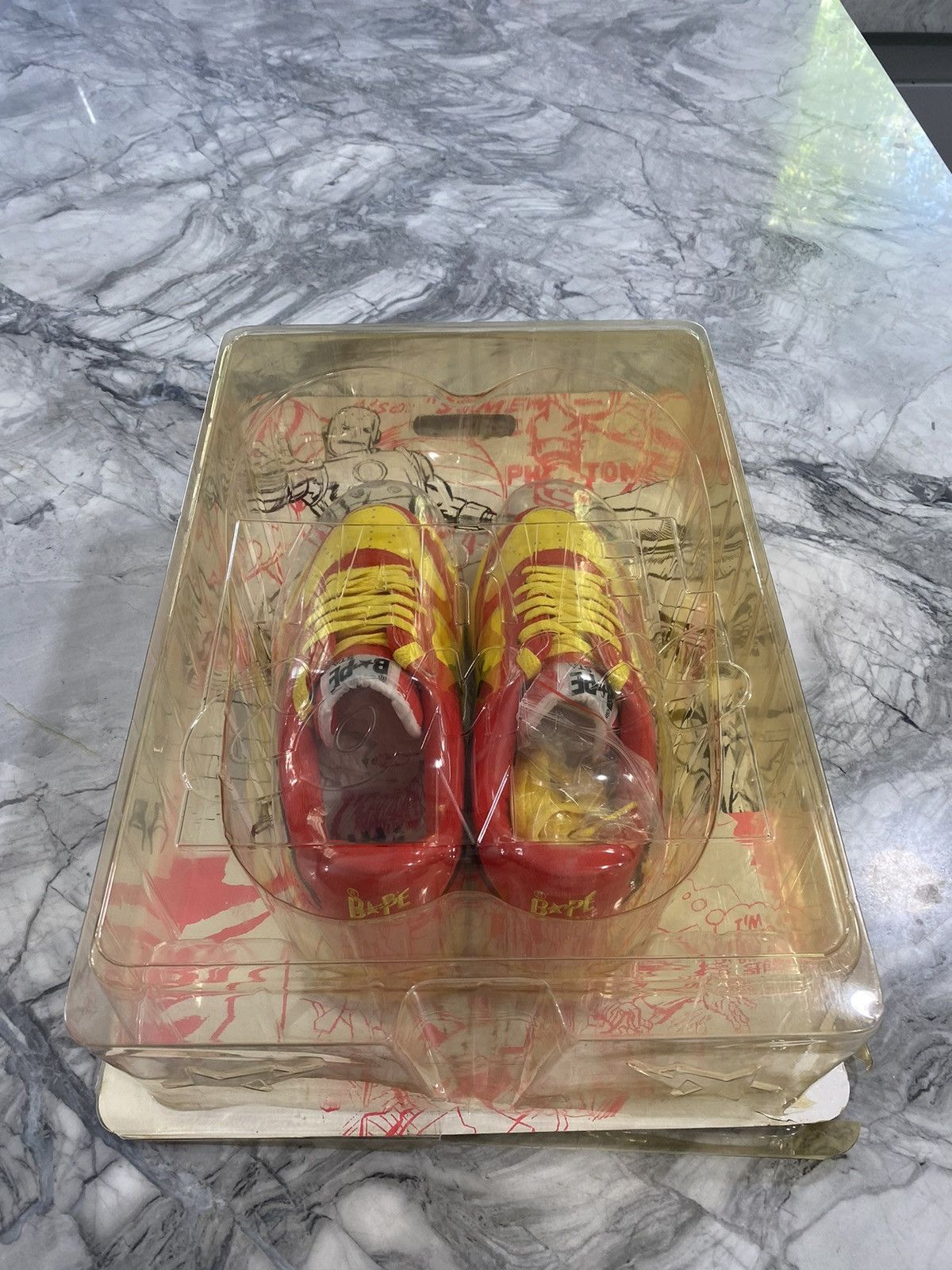 Bape Bape x Marvel Iron Man Bapesta Size US 9 / EU 42 - 3 Thumbnail