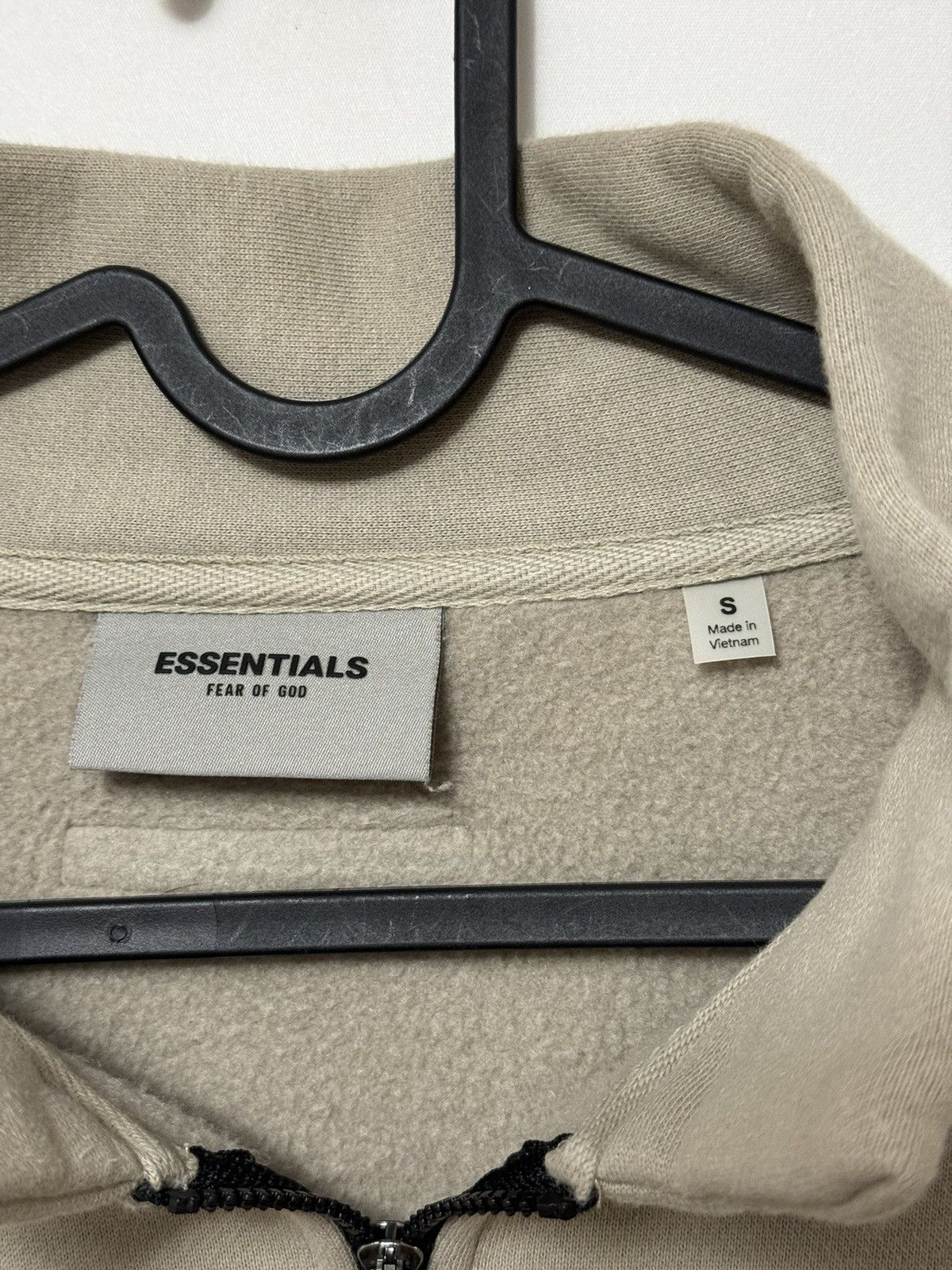 Fear of God 💥Fear of God Essentials Half Zip Pullover Olive SZ Small Size US S / EU 44-46 / 1 - 4 Thumbnail
