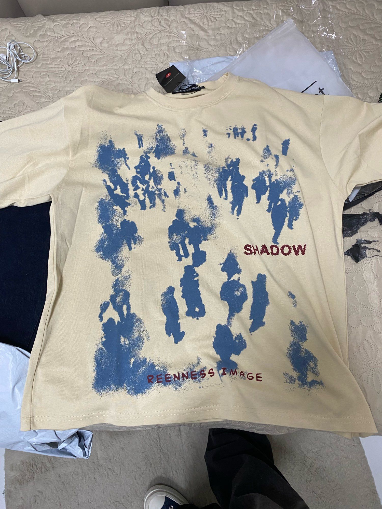 Japanese Brand Shadow Graphic Print Size US XL / EU 56 / 4 - 5 Thumbnail
