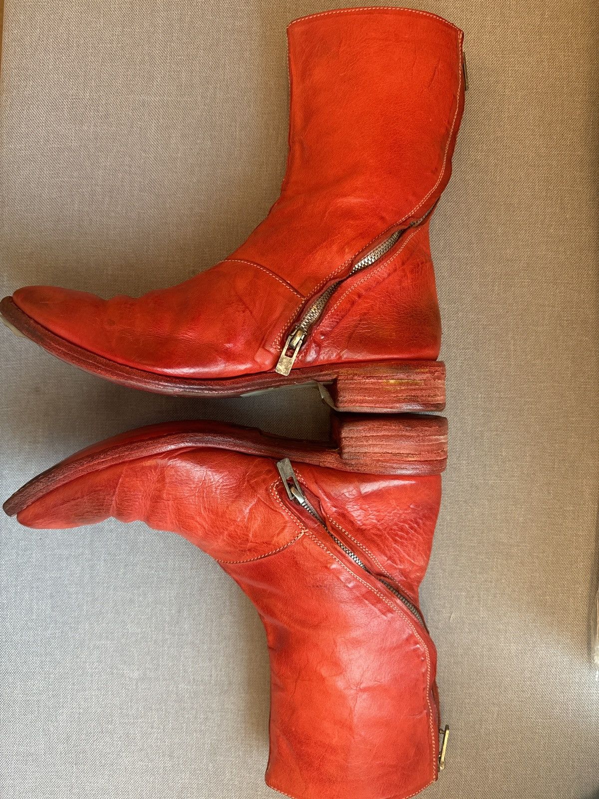 Carol Christian Poell carol christian poell 2601 RED boots Size US 9 / IT 39 - 2 Thumbnail