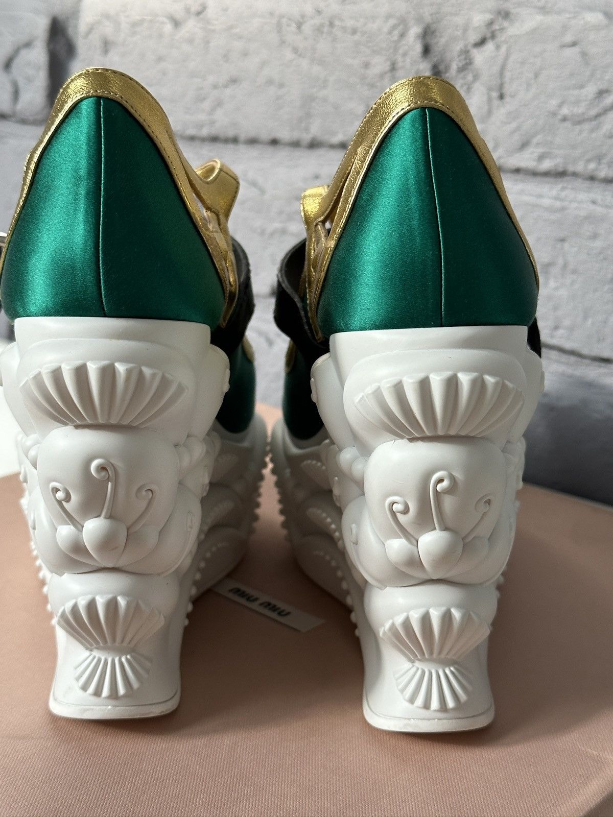 Miu Miu Miu miu runway fairy ballet heels Size US 7 / IT 37 - 17 Thumbnail