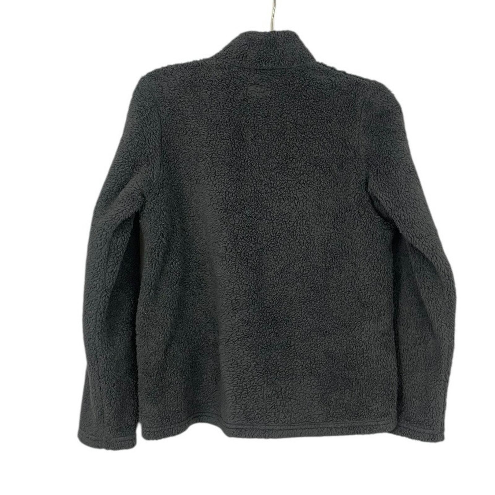 Patagonia Patagonia Juniors Grey Teddy Sherpa Quarter Zip Sweatshirt Size S / US 4 / IT 40 - 4 Thumbnail