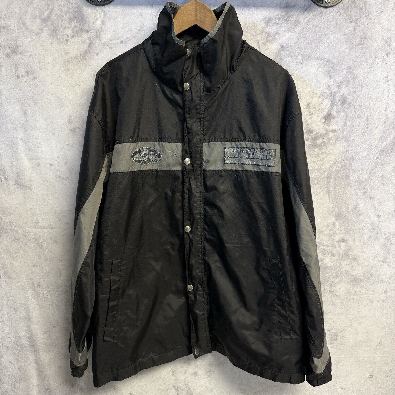 Other Orange County Choppers Jacket Mens XL Full Zip Windbreake Size US XL / EU 56 / 4 - 2 Thumbnail