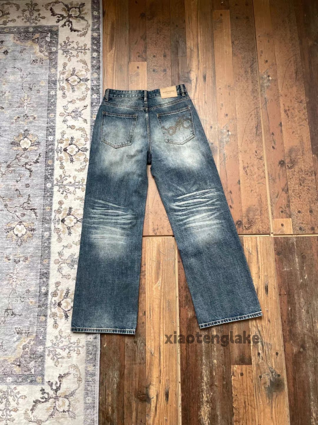 Jean xtl faded loose rafsimons Balenciaga style punk jeans Size US 34 / EU 50 - 4 Thumbnail
