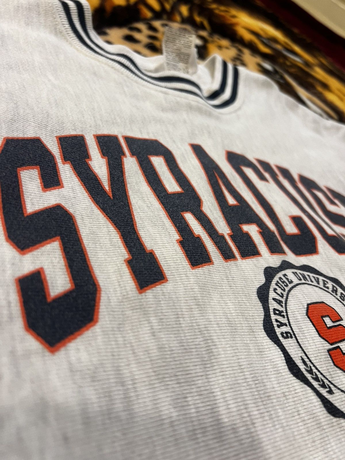 Champion × Vintage Vintage 90’s Champion Reverse Weave Syracuse Crewneck Size US M / EU 48-50 / 2 - 4 Thumbnail