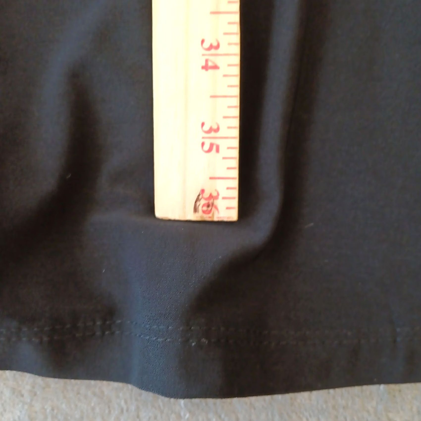 Ralph Lauren Lauren Ralph Lauren Dress Size 14 Black Knee Length Long Sleeve Velour V Neck Womens Size XL / US 12-14 / IT 48-50 - 7 Thumbnail