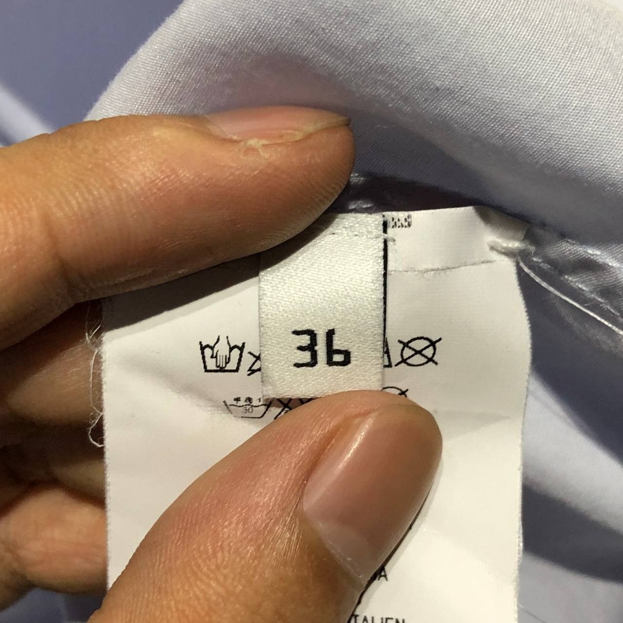 Balenciaga Balenciaga Back logo Poplin polo long sleeves Size US XL / EU 56 / 4 - 10 Thumbnail