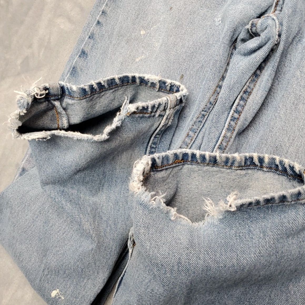 Faded Glory Faded Glory Jeans Mens 35x32 Blue Denim Distressed Cotton Work Pants Jeans Shirt? Size US 35 - 4 Thumbnail