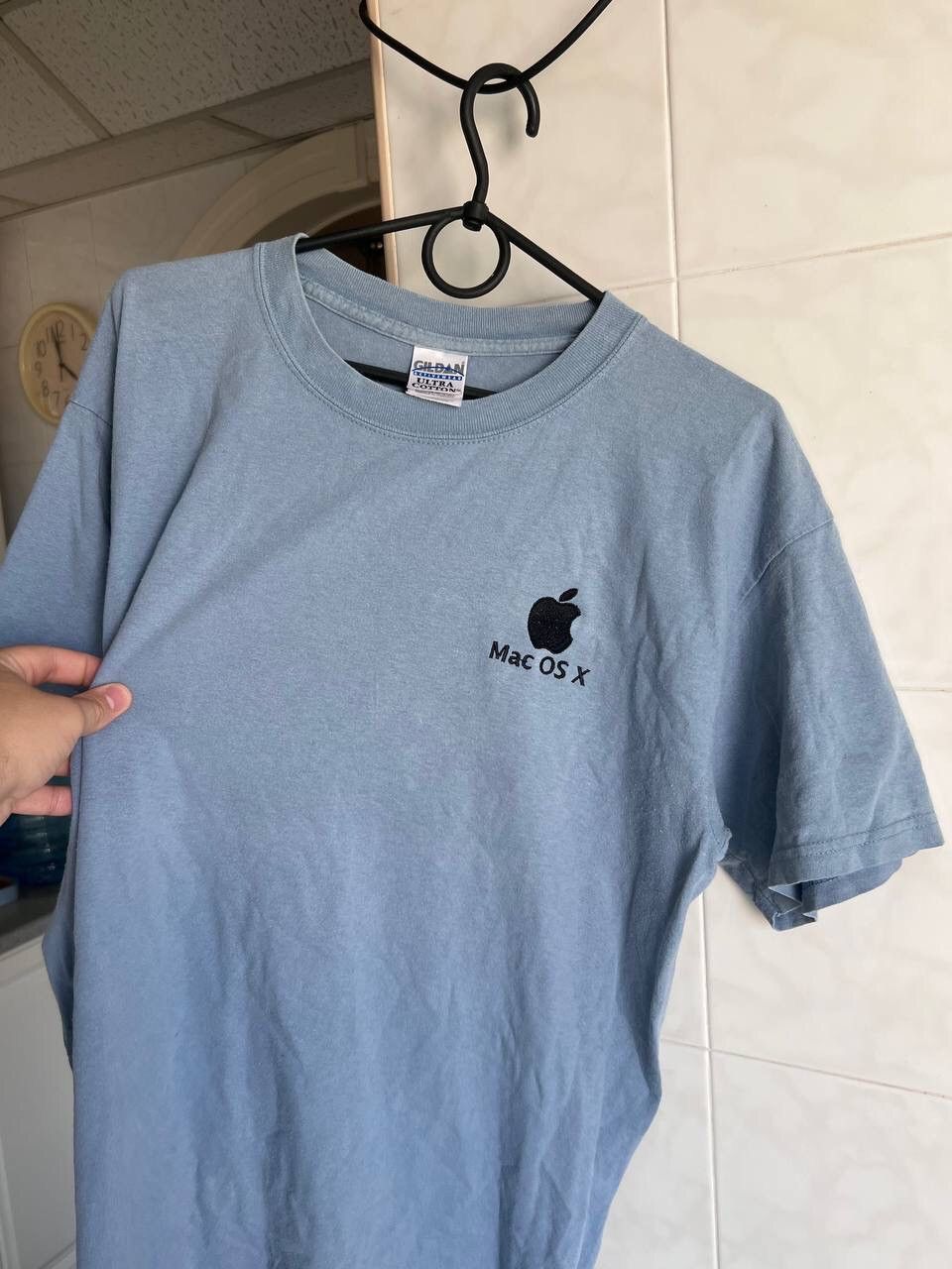 Apple × Microsoft × Vintage 00s Apple Mac OS X Logo Promo Tee Vintage Rare Computer Size US L / EU 52-54 / 3 - 7 Thumbnail