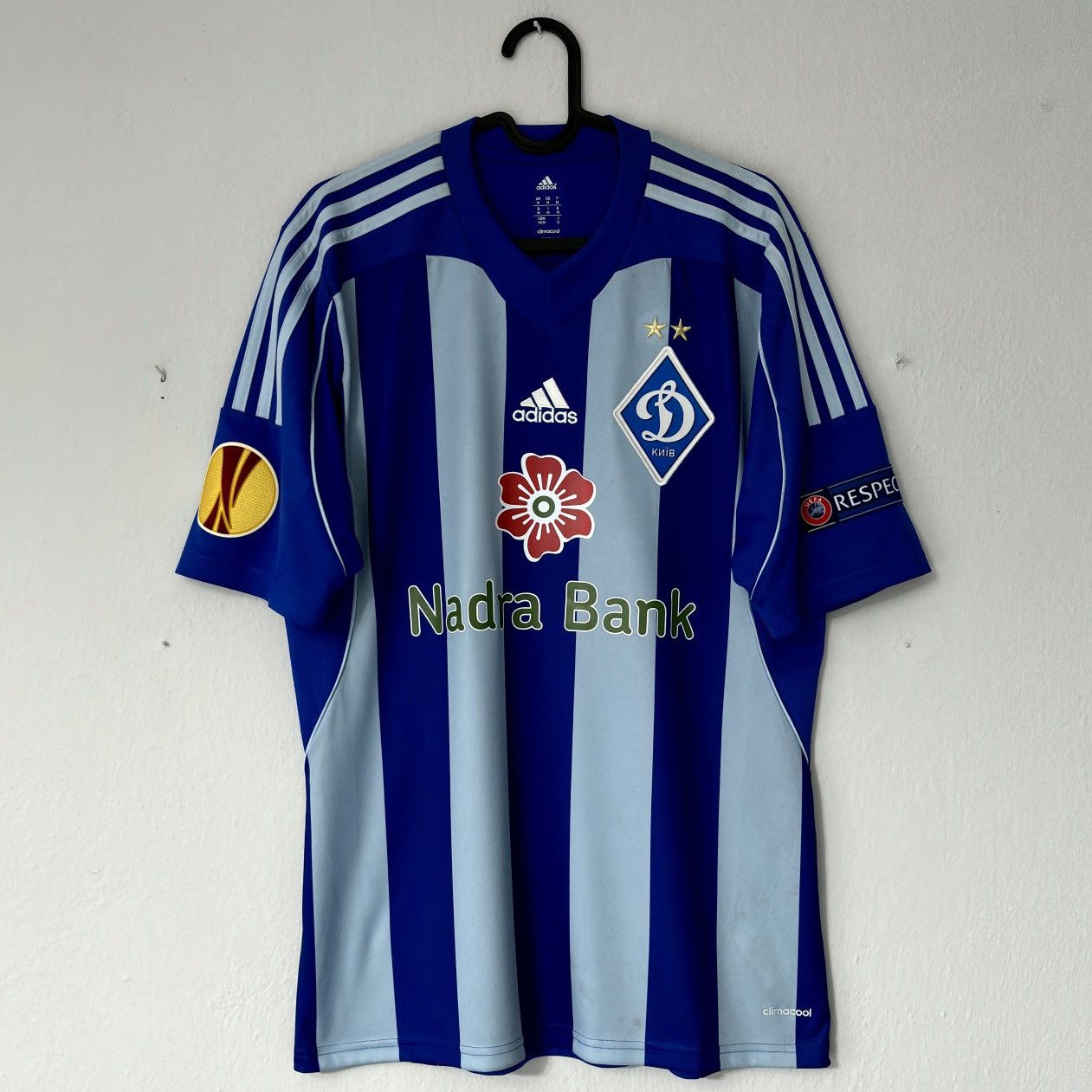 Adidas 2013 2014 Dynamo Kyiv GAME ISSUE Adidas Away Soccer Jersey Size US M / EU 48-50 / 2 - 3 Thumbnail