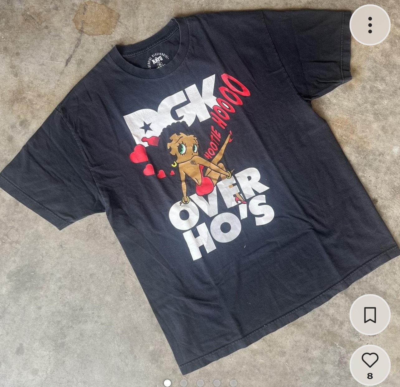 The Kayo Corp x DGK x Betty Boop T Shirt Size X - Large