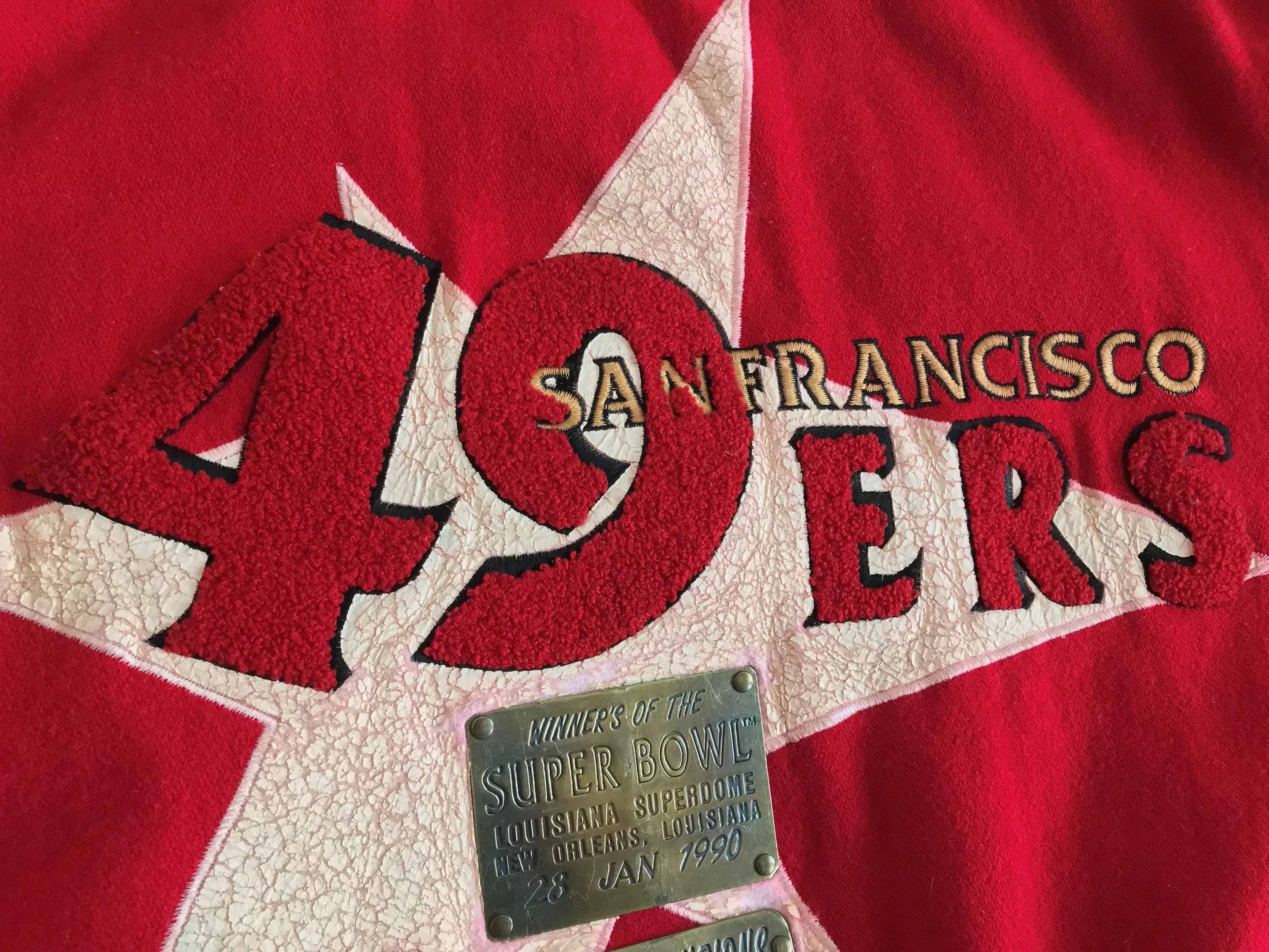 NFL Vintage 1990 SAN FRANCISCO 49ers Jacket Super Bowl Champions Size US L / EU 52-54 / 3 - 6 Thumbnail