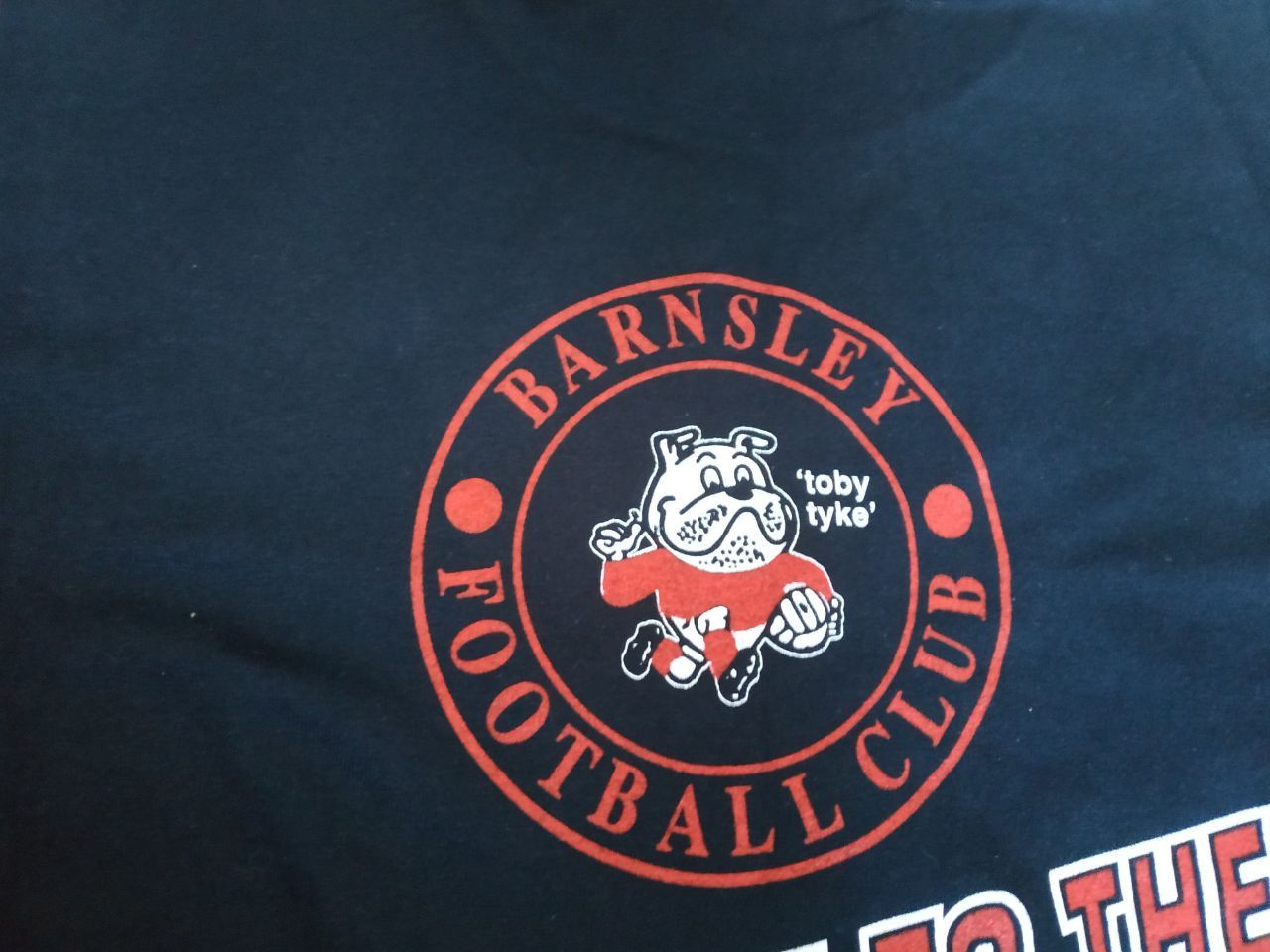 Fruit Of The Loom Vintage 90s Barnsley FCTobyTerminator We'll Be Back Screen Size US XL / EU 56 / 4 - 5 Thumbnail
