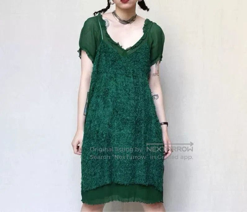 Undercover UNDERCOVER Multi-layer Green Dress. Size M / US 6-8 / IT 42-44 - 5 Thumbnail