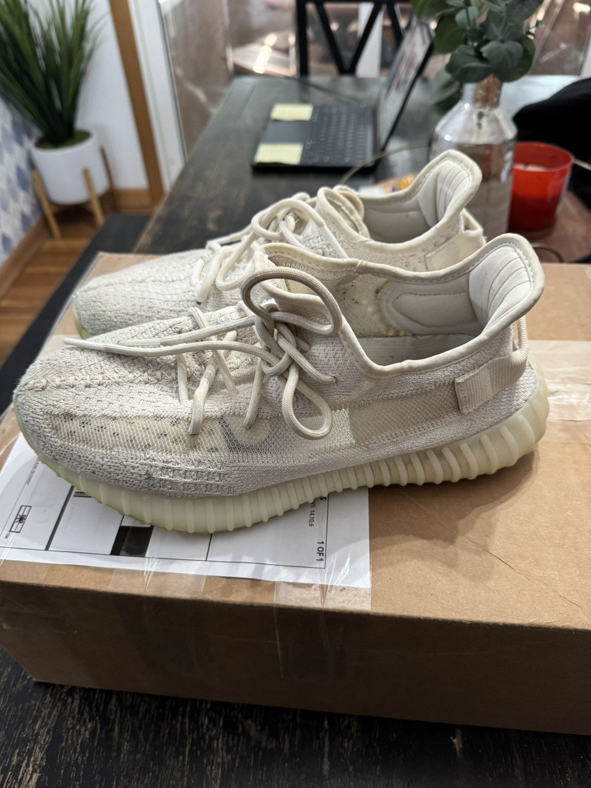 Adidas × Yeezy Yeezy boost 350 V2 Bone 8.5 Size US 8.5 / EU 41-42 - 3 Thumbnail