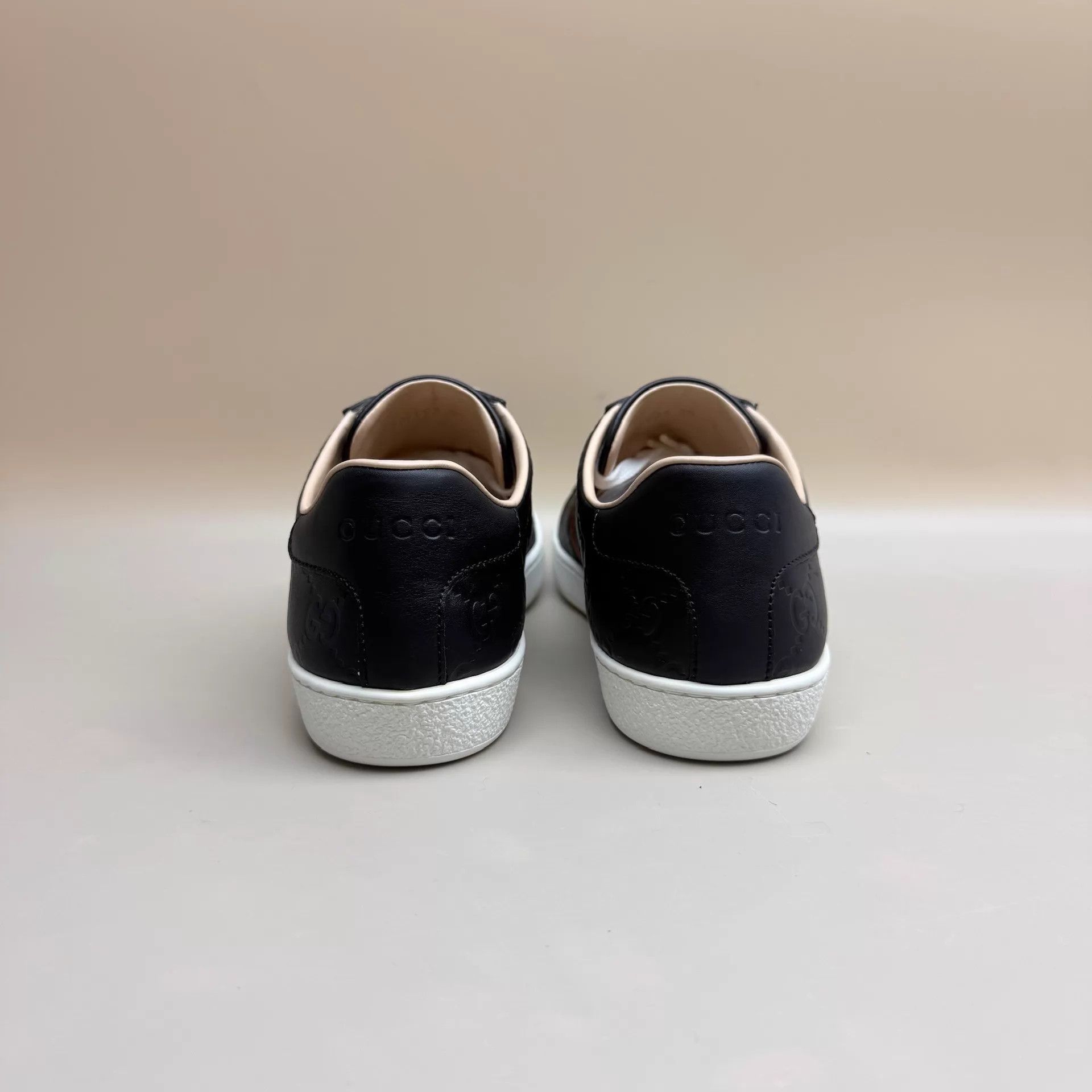Gucci GUCCI Black Dark All-Over Print Sneaker 35 Mint Size US 4.5 / IT 34.5 - 3 Thumbnail