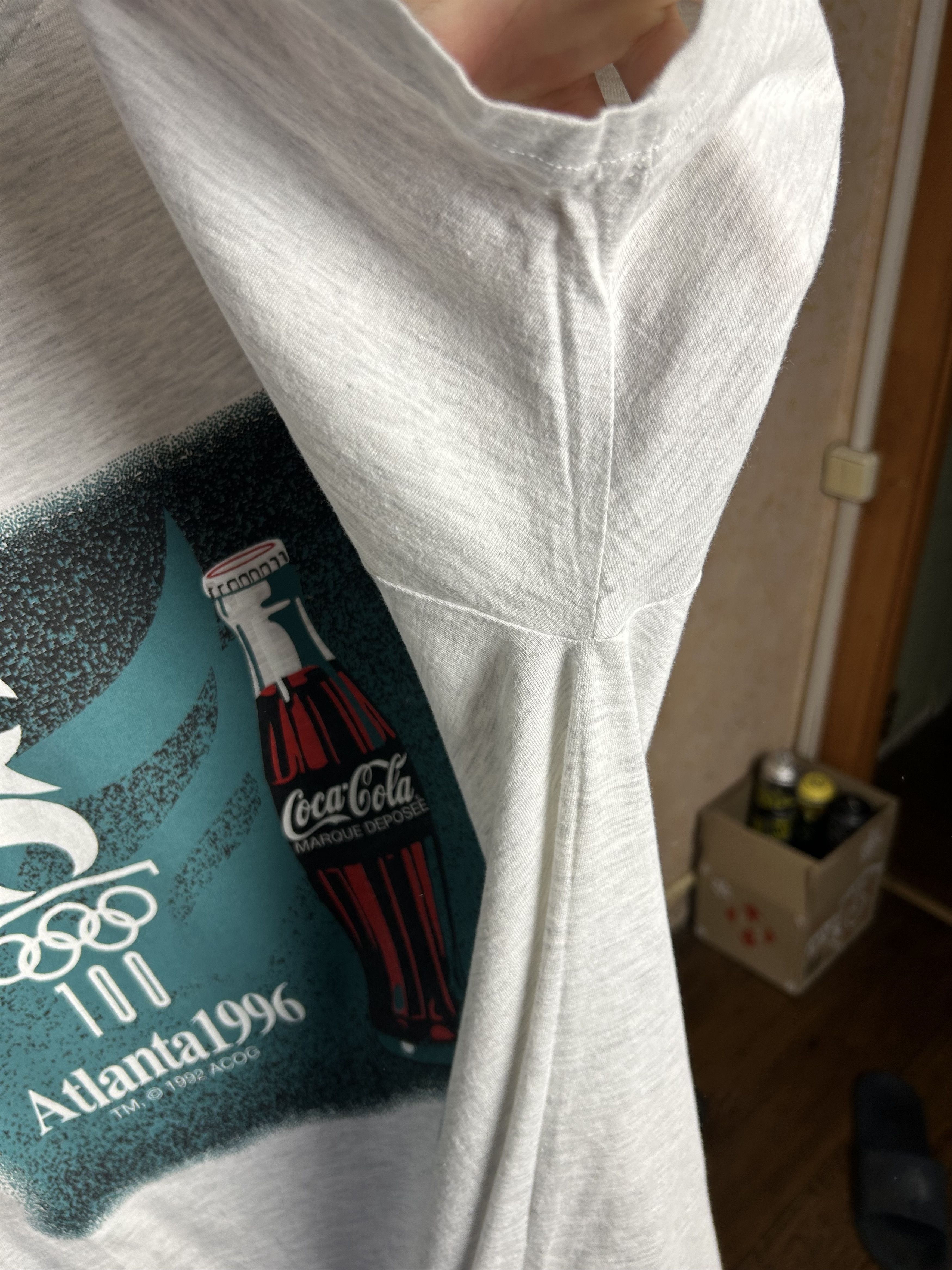 Vintage Vintage 1996 Atlanta Olympics Coca-Cola T-shirt Size US XL / EU 56 / 4 - 7 Thumbnail