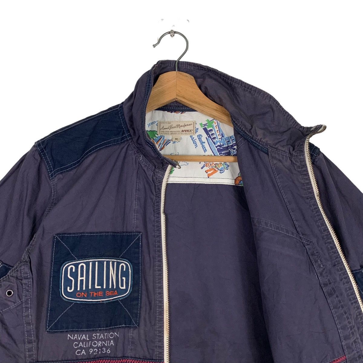 Avirex AVIREX Sailing on the Sea Short Sleeve Jacket #0631-C29 Size US M / EU 48-50 / 2 - 10 Thumbnail
