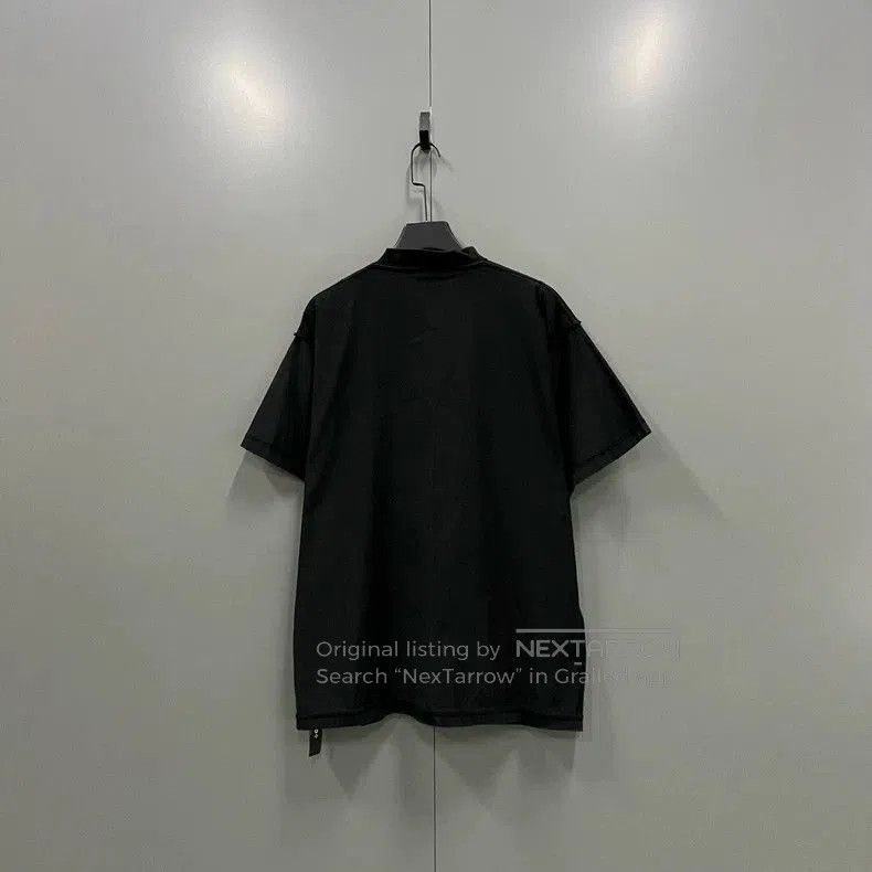 Balenciaga Balenciaga Black Distressed Logo Short Sleeve. Size US S / EU 44-46 / 1 - 2 Thumbnail