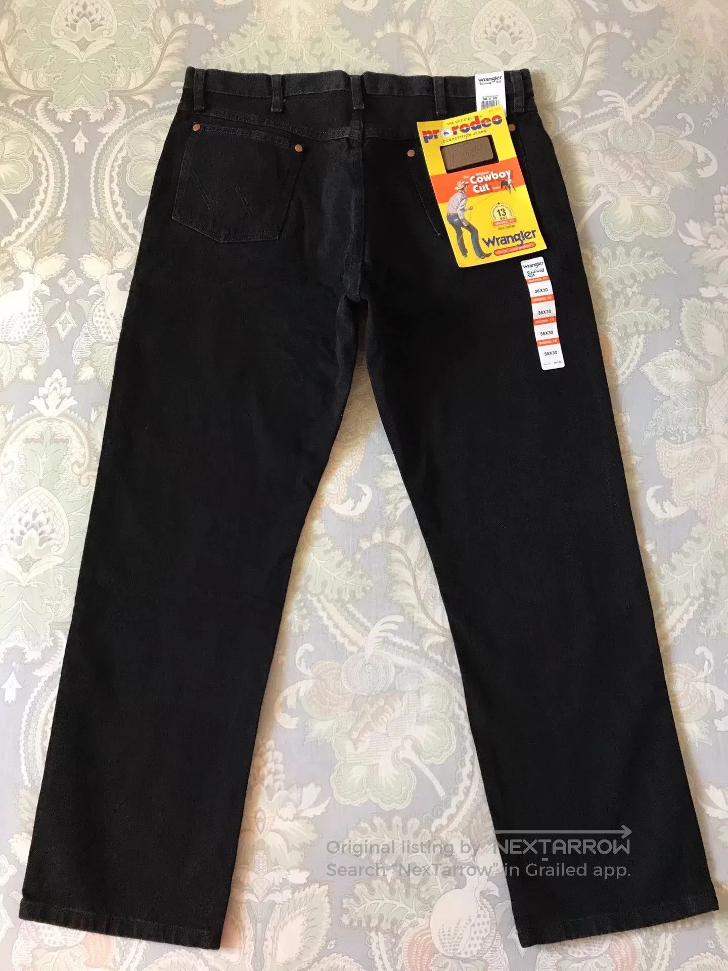 Wrangler Wrangler 13MWZ Black Jeans W36L30. Size US 36 / EU 52 - 3 Thumbnail