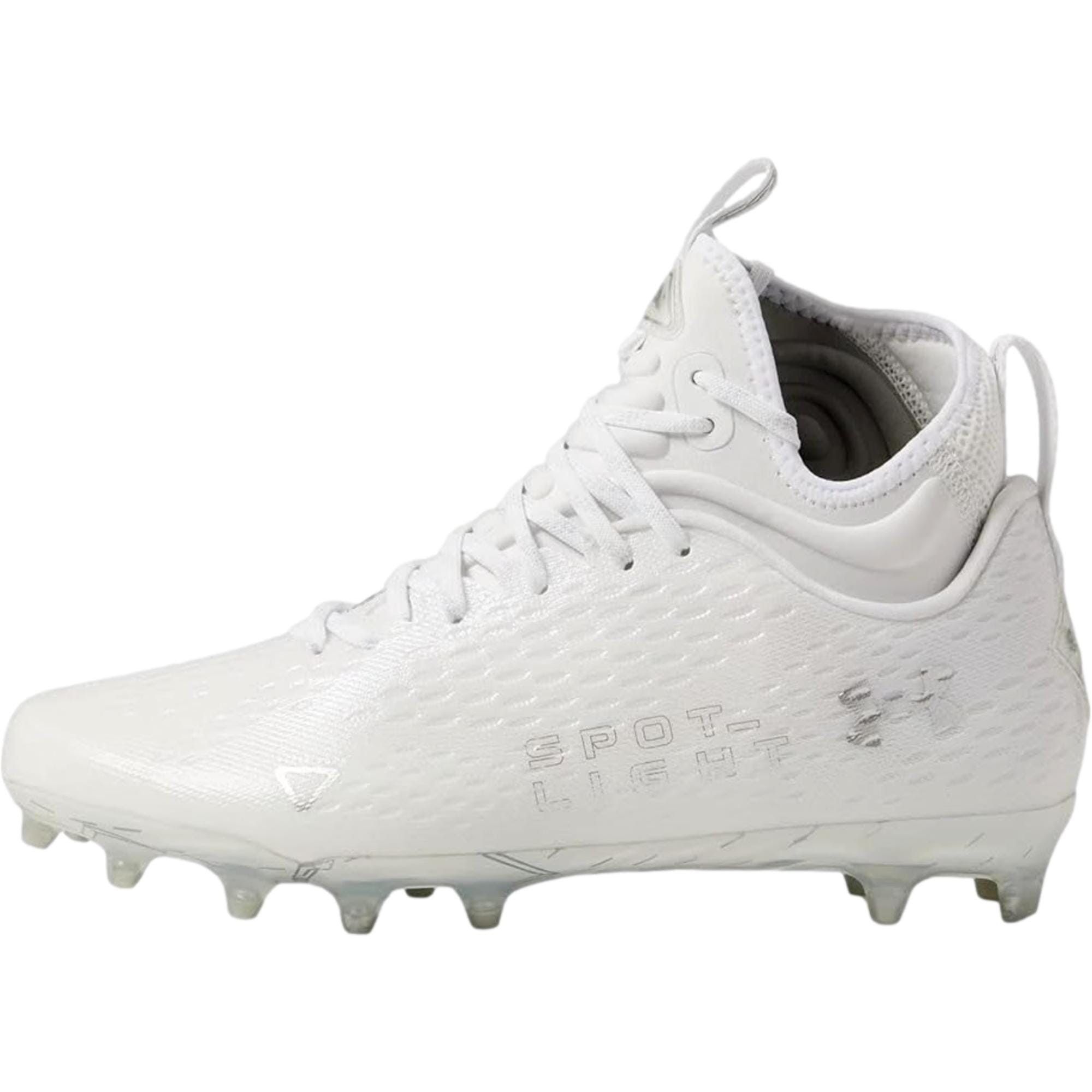 Under Armour Spotlight Lux MC 2.0 White / White 3025082-100 Size US 8 / EU 41 - 1 Thumbnail