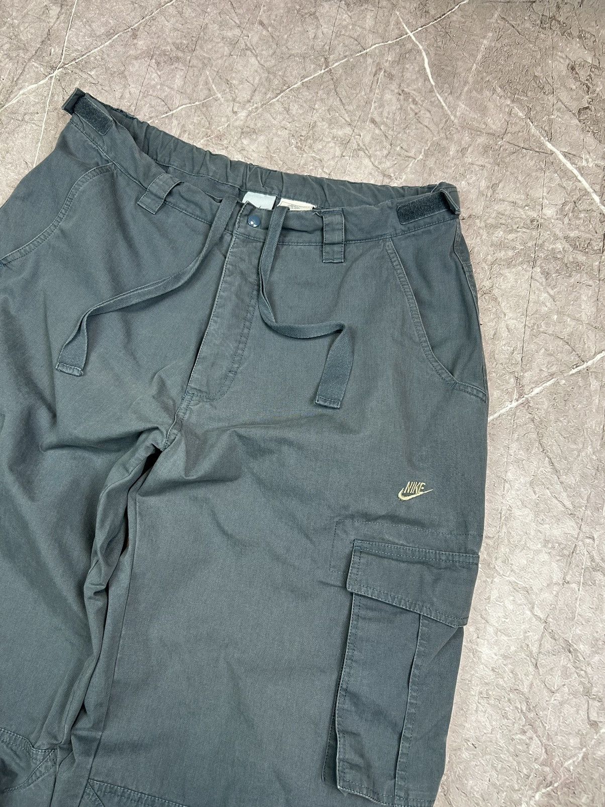 Nike × Vintage Nike Vintage Cargo Baggy Fit Pants Drill Size US 36 / EU 52 - 7 Thumbnail