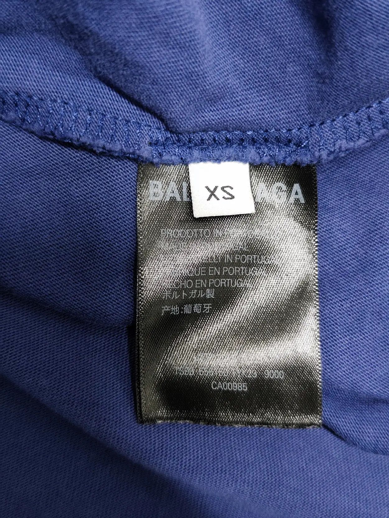 Balenciaga Balenciaga blue logo print oversized T-shirt Size US S / EU 44-46 / 1 - 7 Thumbnail