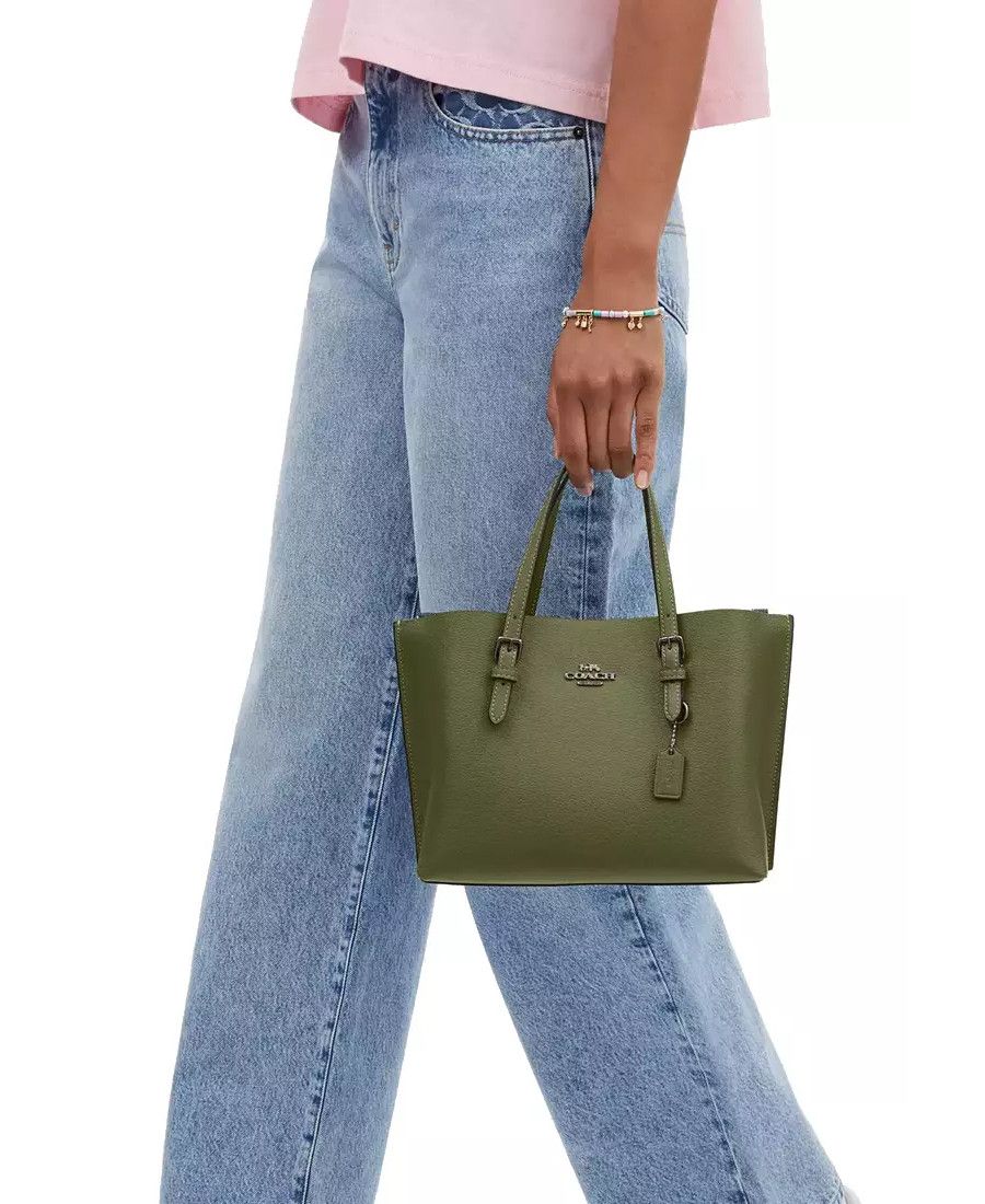 Coach NWT Coach Mollie Tote Bag 25 in Military Green C4084 Size ONE SIZE - 9 Thumbnail