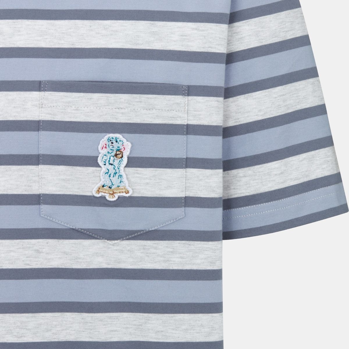 Dior o1bcso1str0226 Relaxed-Fit T-Shirt in Grey Size US L / EU 52-54 / 3 - 3 Thumbnail