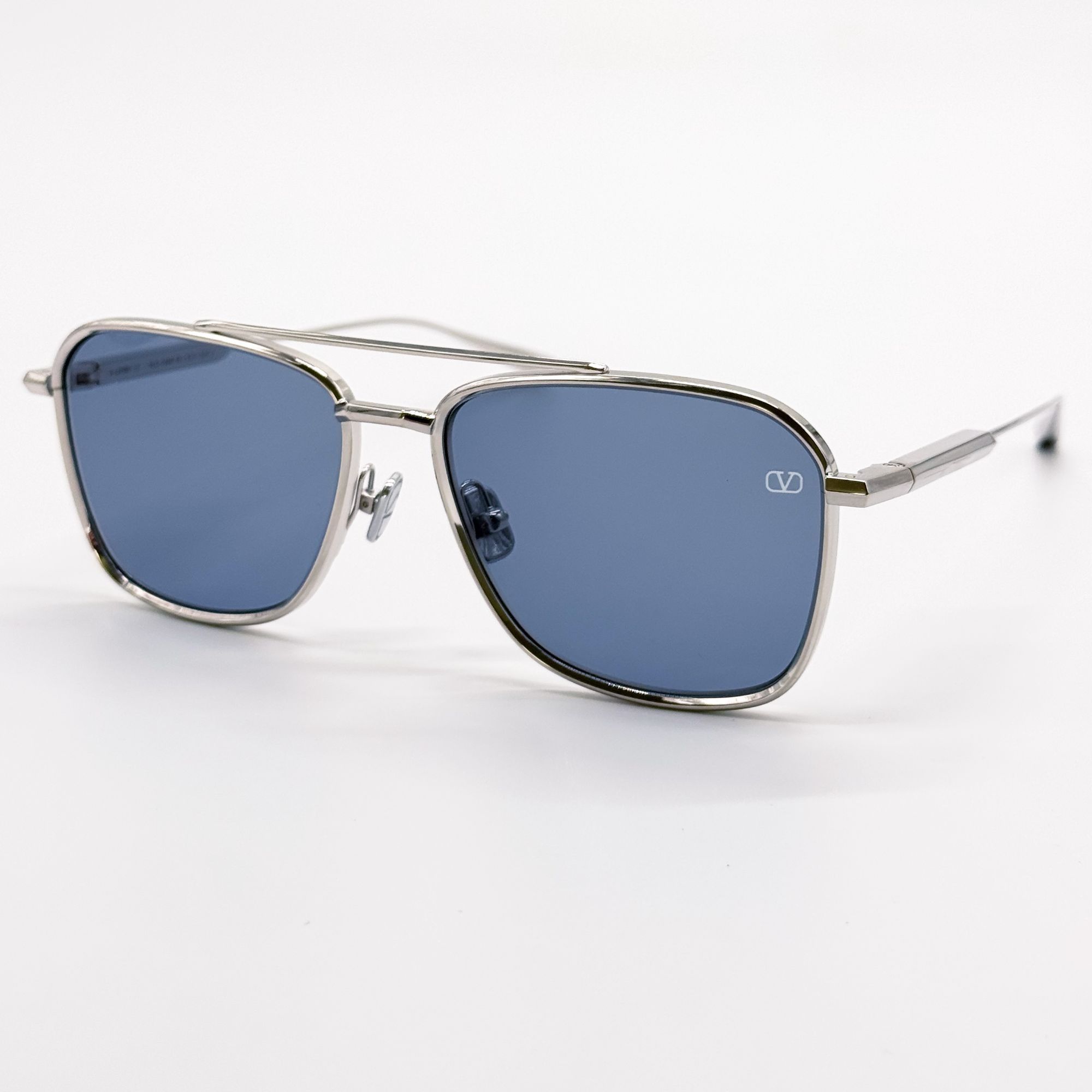 Valentino NEW VALENTINO SUNGLASSES VLS-168B LIMITED EDITION SILVER Size ONE SIZE - 3 Thumbnail