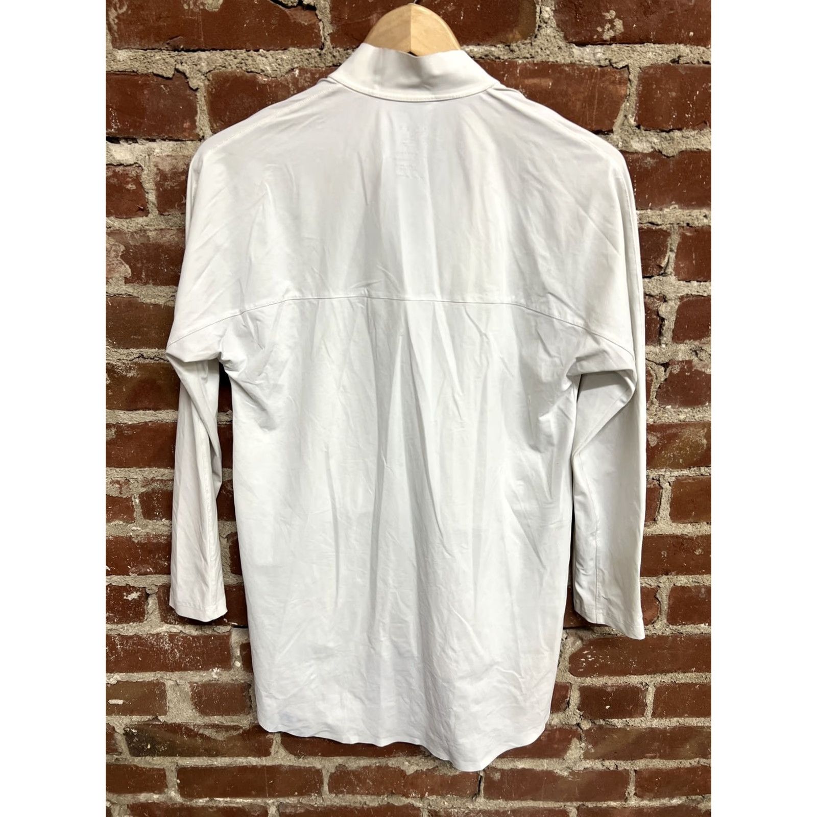 Vintage Aday Womens Shirt XS White Long Sleeve V Neck Sheer Pullover Blouse Size XS / US 0-2 / IT 36-38 - 3 Thumbnail