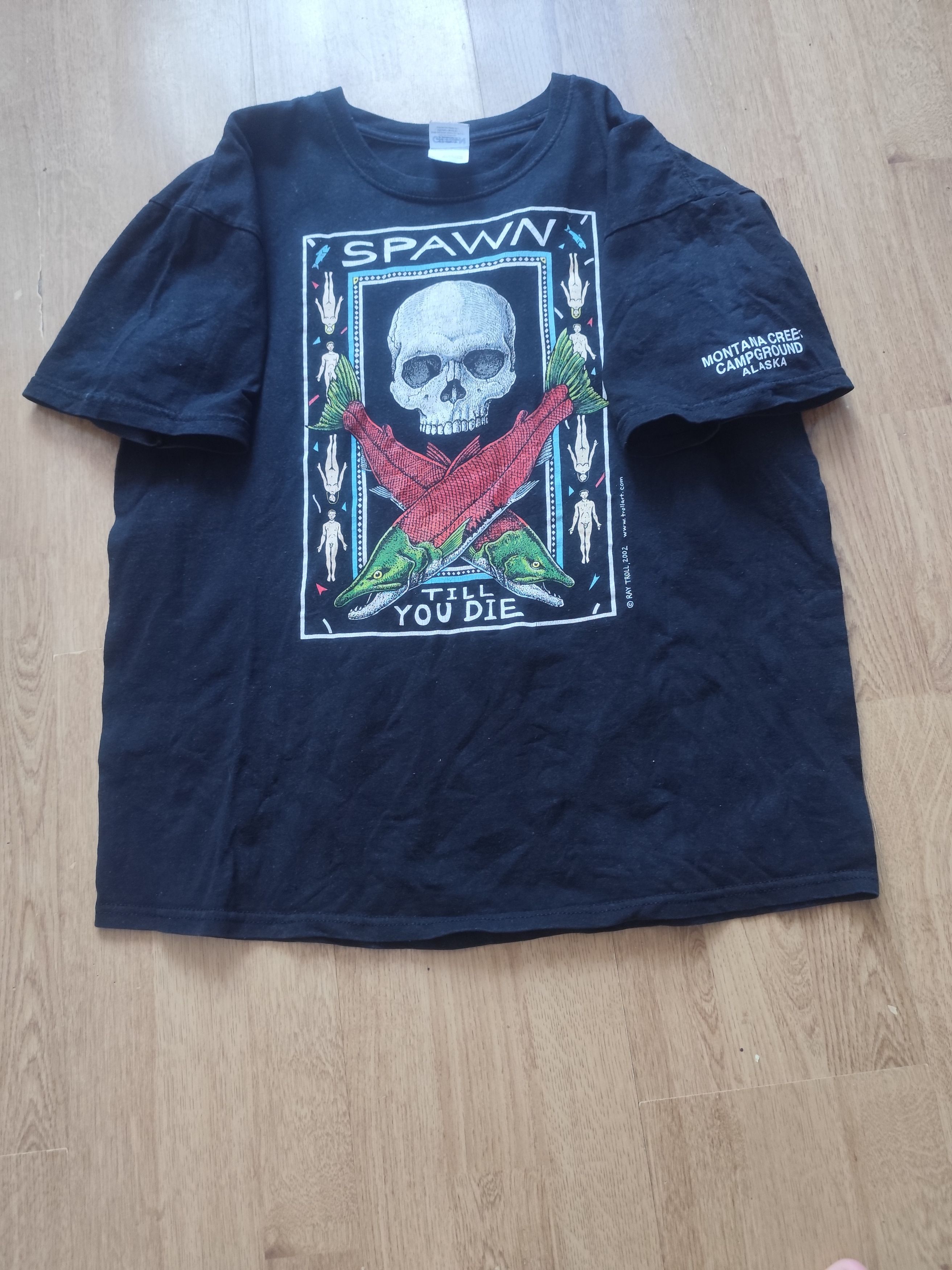 Gildan Vintage 2002 Ray Troll Fade T-Shirt Size US L / EU 52-54 / 3 - 3 Thumbnail