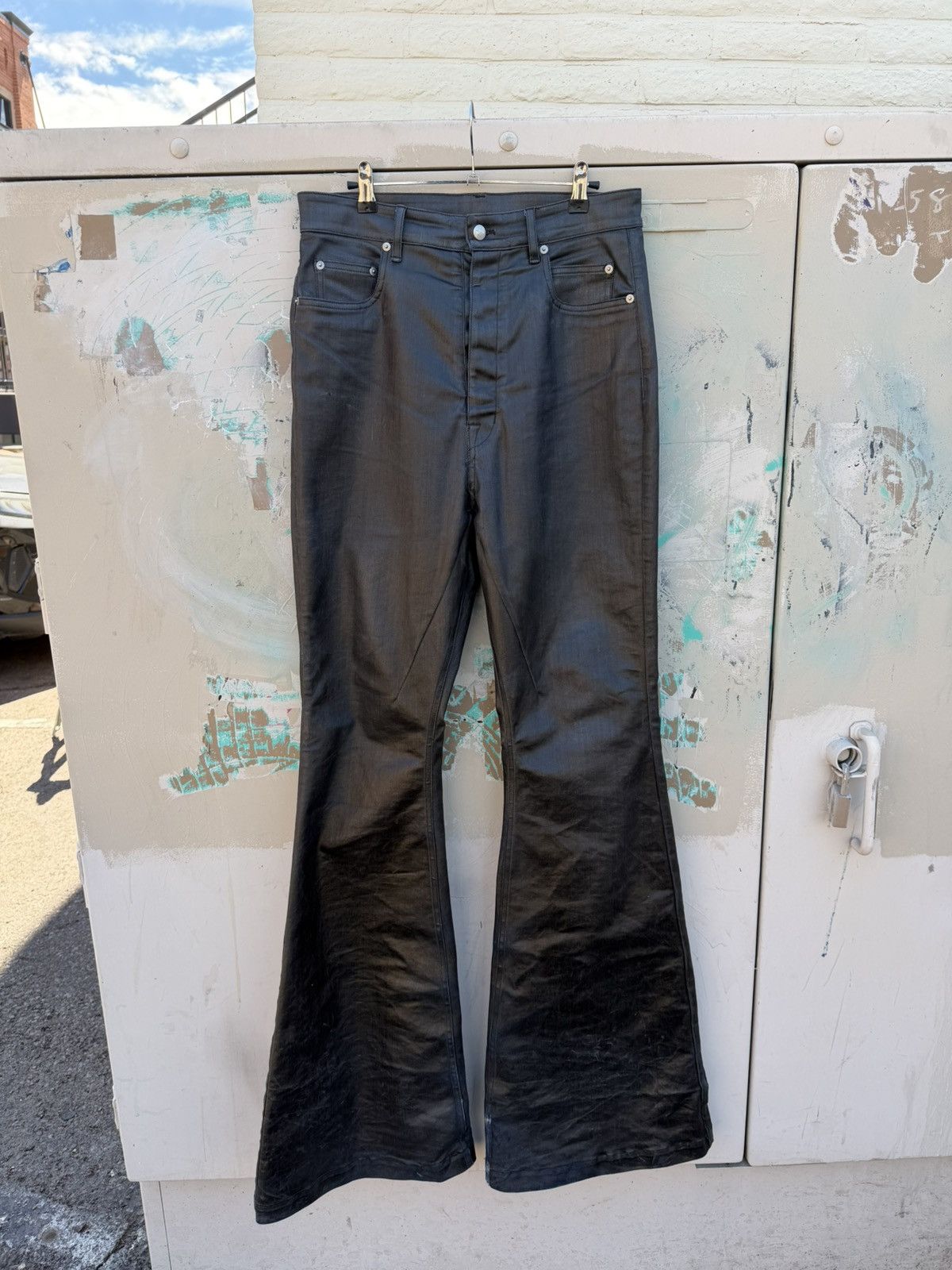 Rick Owens × Rick Owens Drkshdw FW09 “Crust” Coated Denim | Grailed