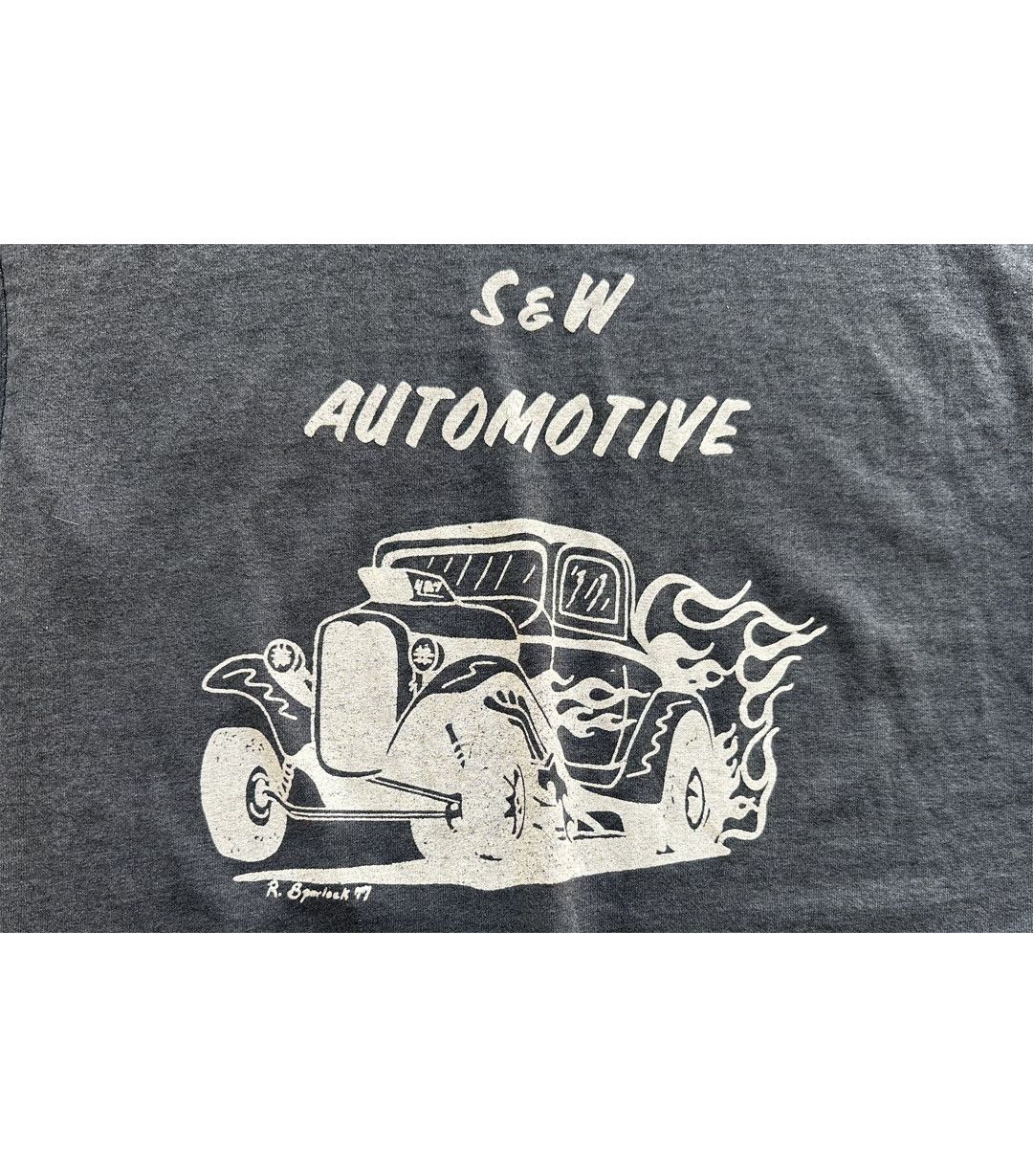 Vintage 90's Vintage S & W Automotive Sleeveless T-Shirt Size US L / EU 52-54 / 3 - 9 Thumbnail